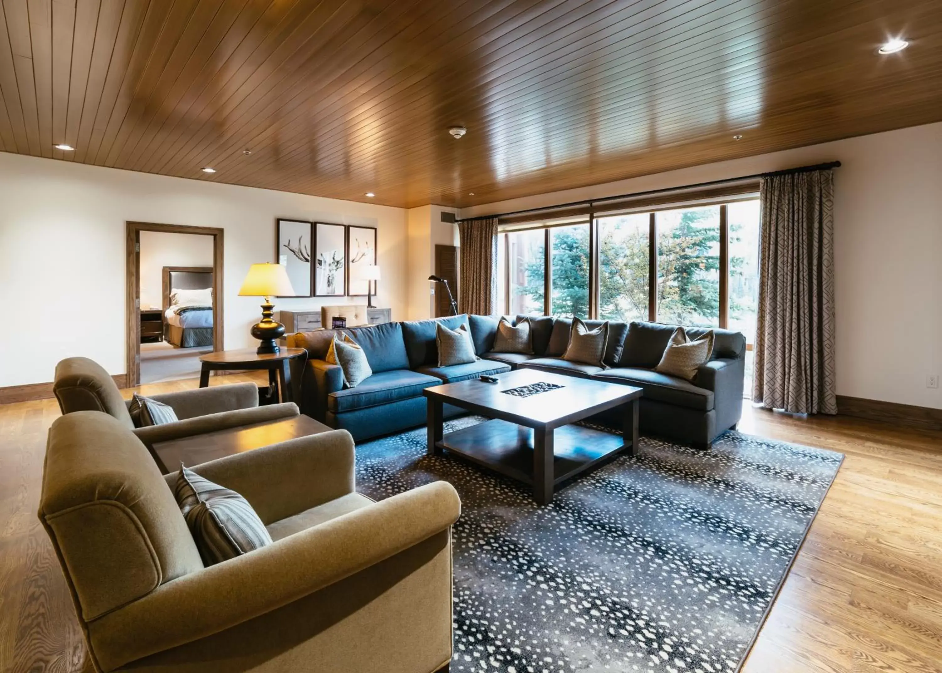 Living room, Seating Area in Stein Eriksen Lodge Deer Valley