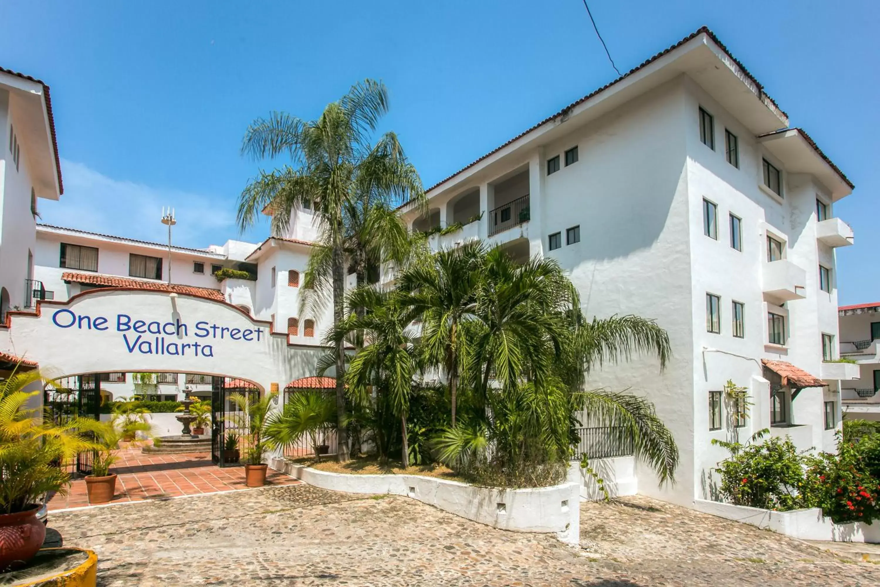 Facade/entrance, Property Building in One Beach Street Zona Romantica Puerto Vallarta