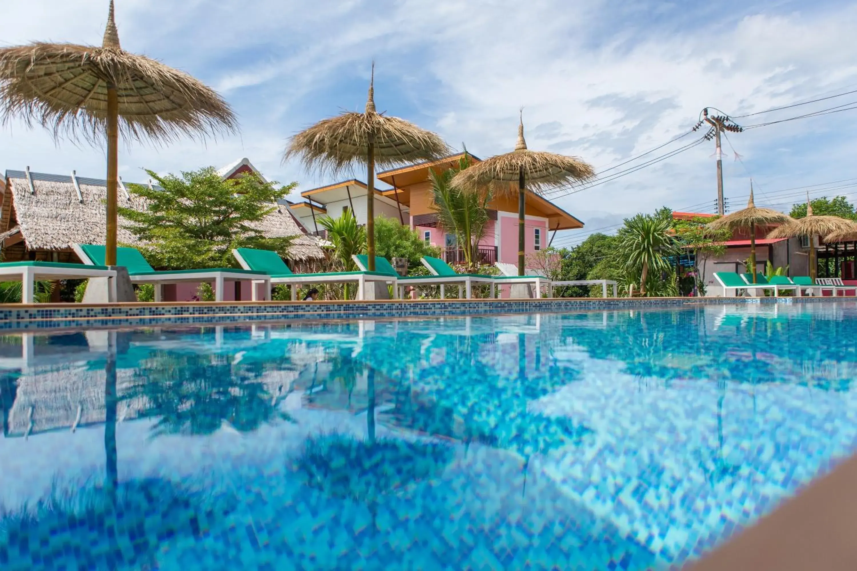 Swimming Pool in Pinky Bungalow Resort - SHA Extra Plus