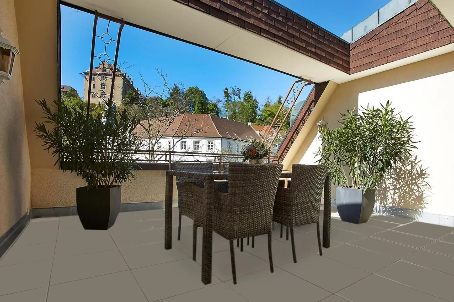 Balcony/Terrace in Hotel Beek