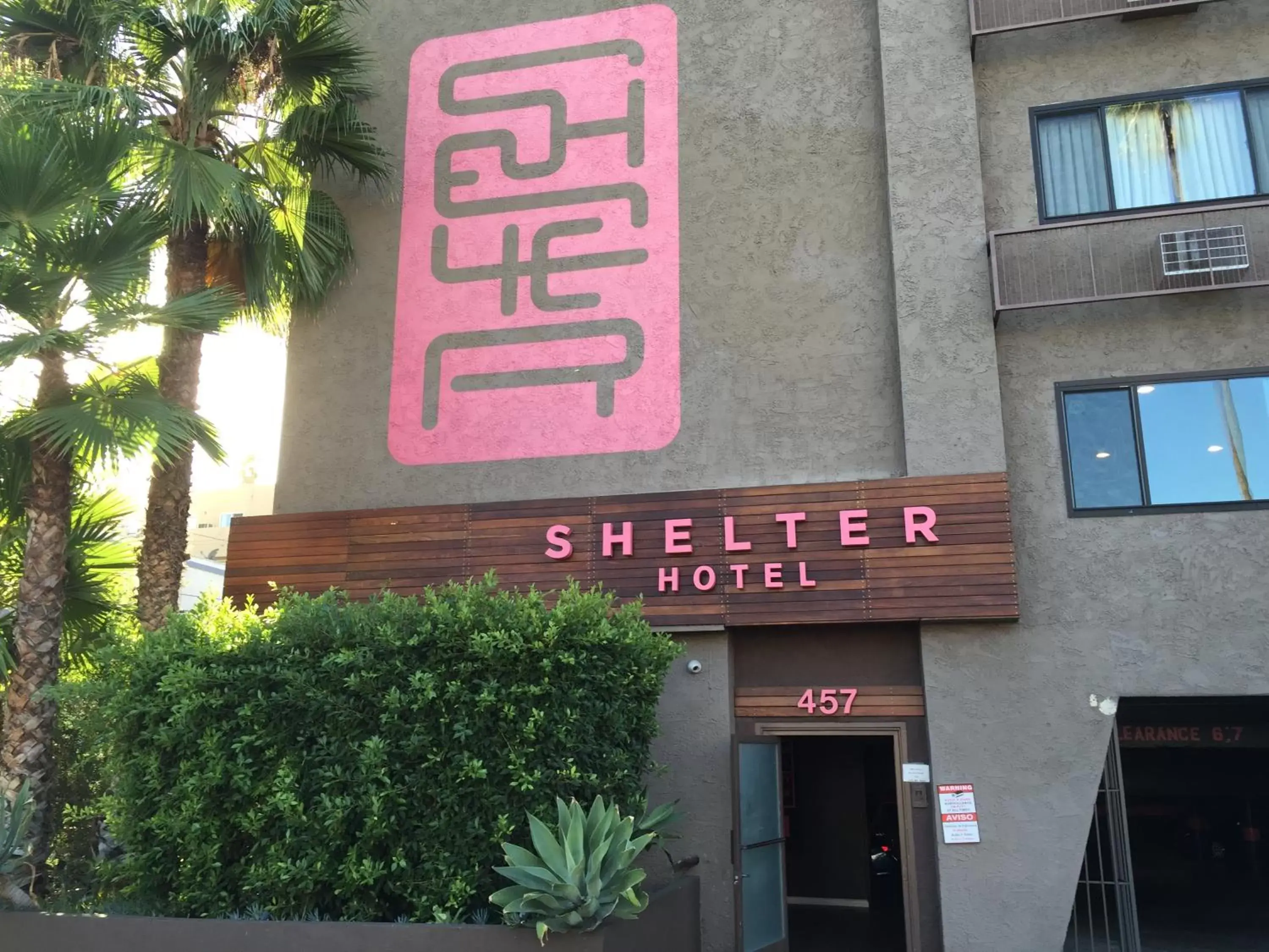 Facade/entrance, Property Building in Shelter Hotel Los Angeles