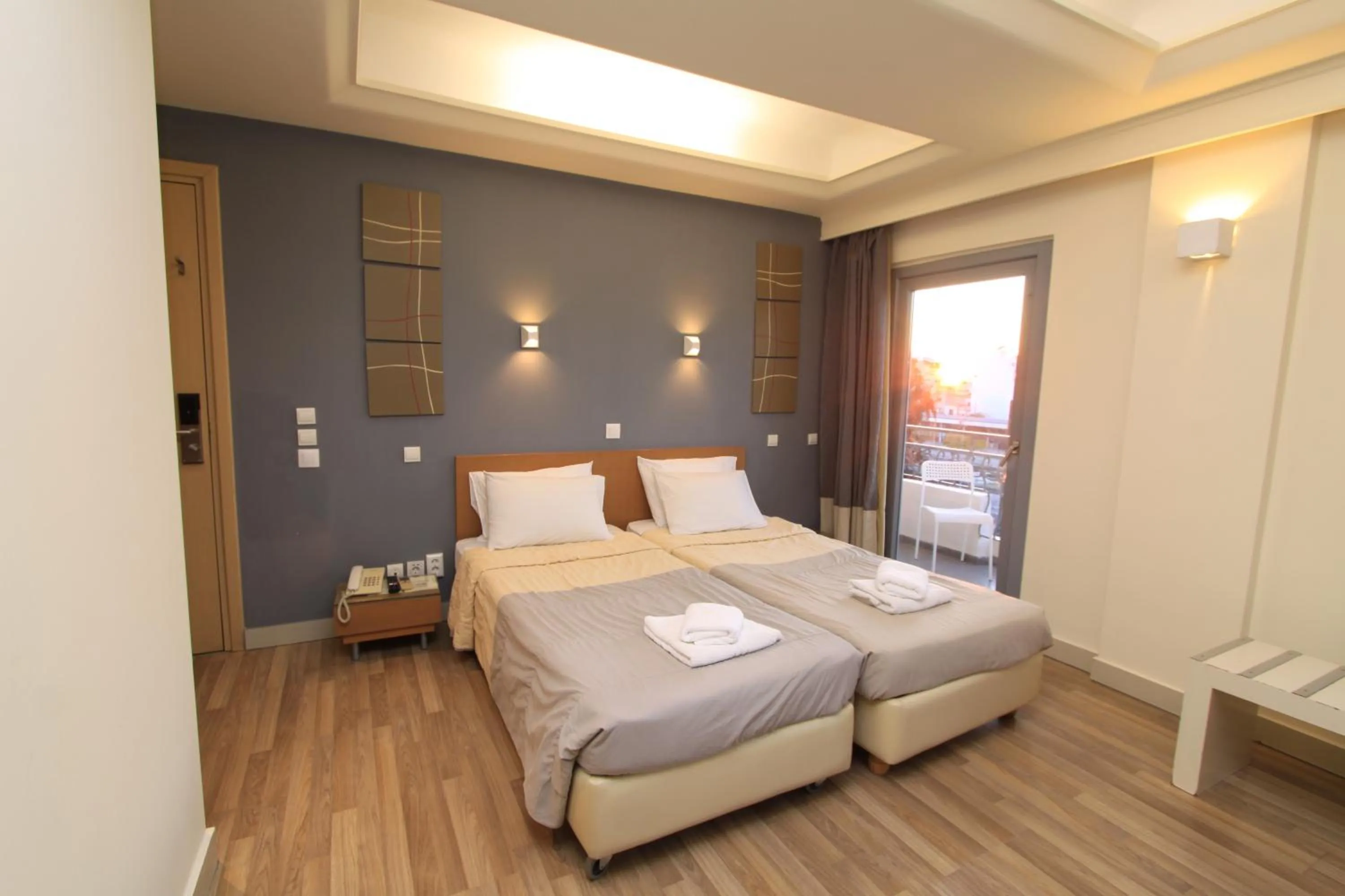 Bed in Ariston Hotel