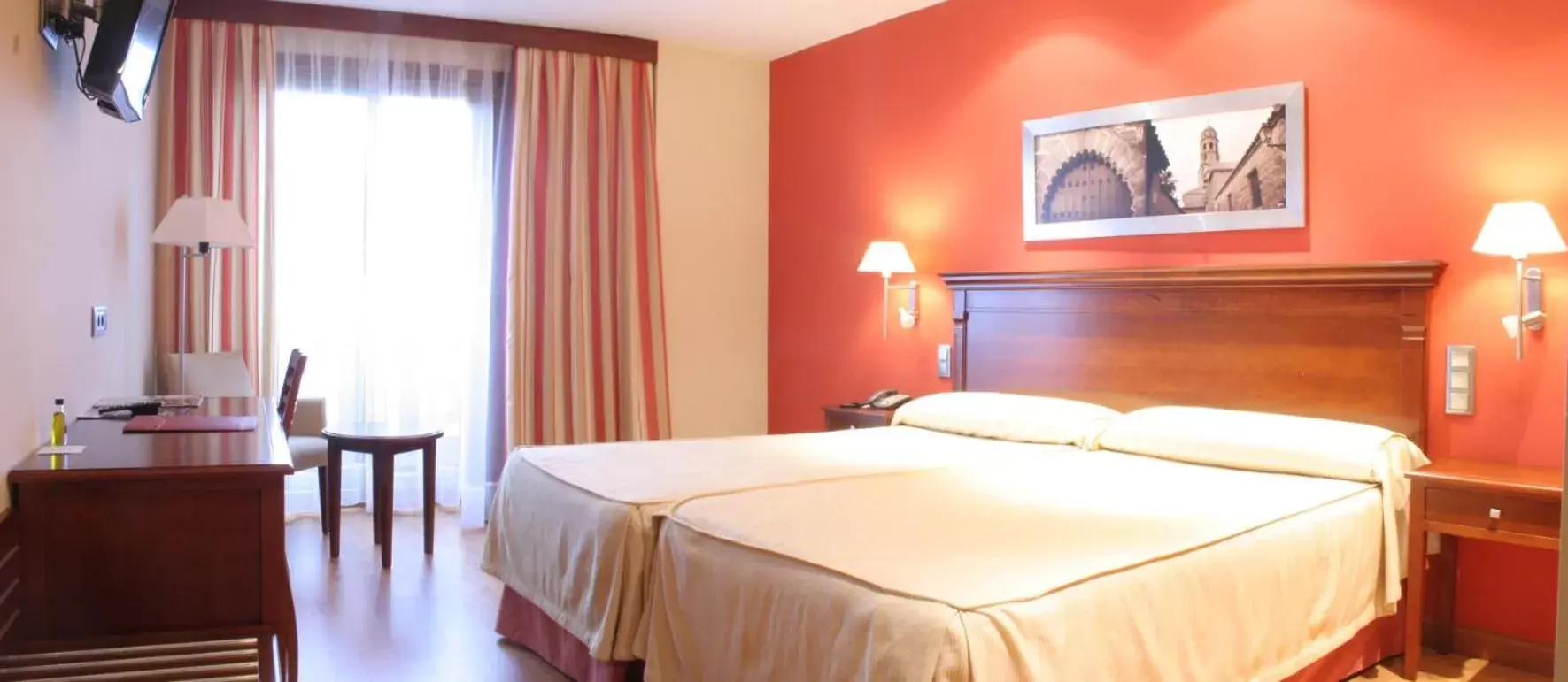 Bed in Hotel Campos de Baeza Bed in Hotel Campos de Baeza
