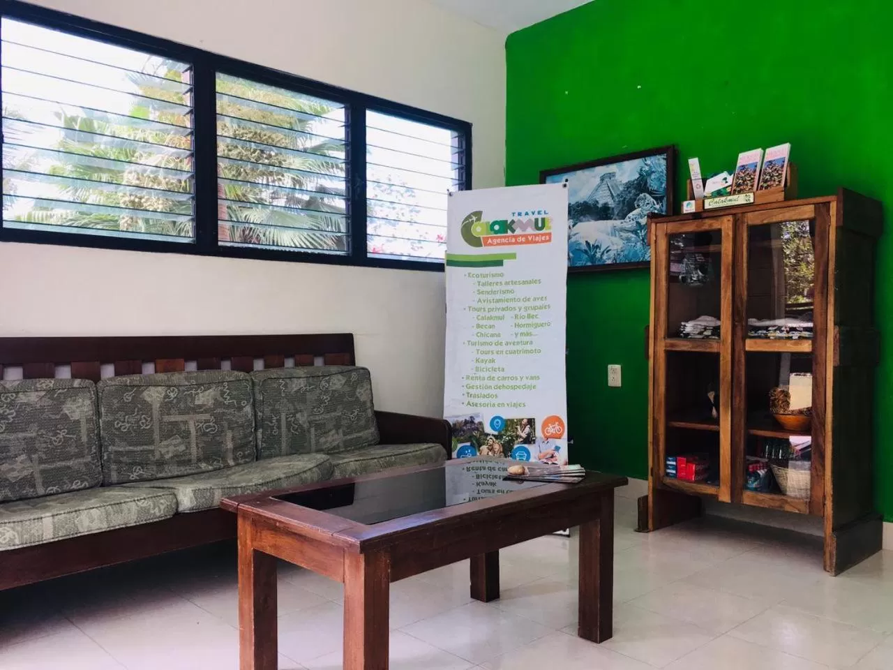 Lobby or reception in Hotel Maya Balam