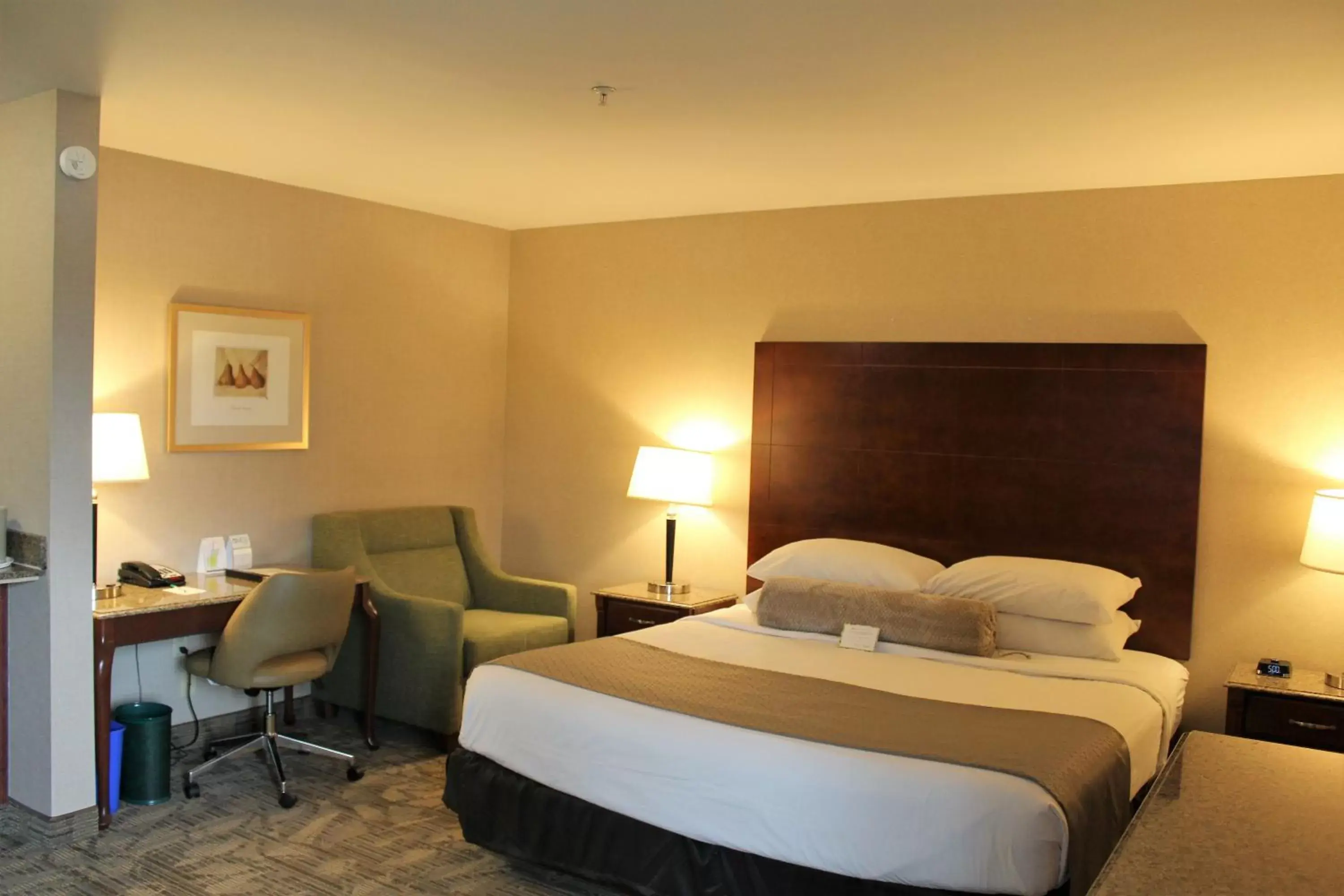 Bed in Medallion Inn and Suites Bed in Medallion Inn and Suites