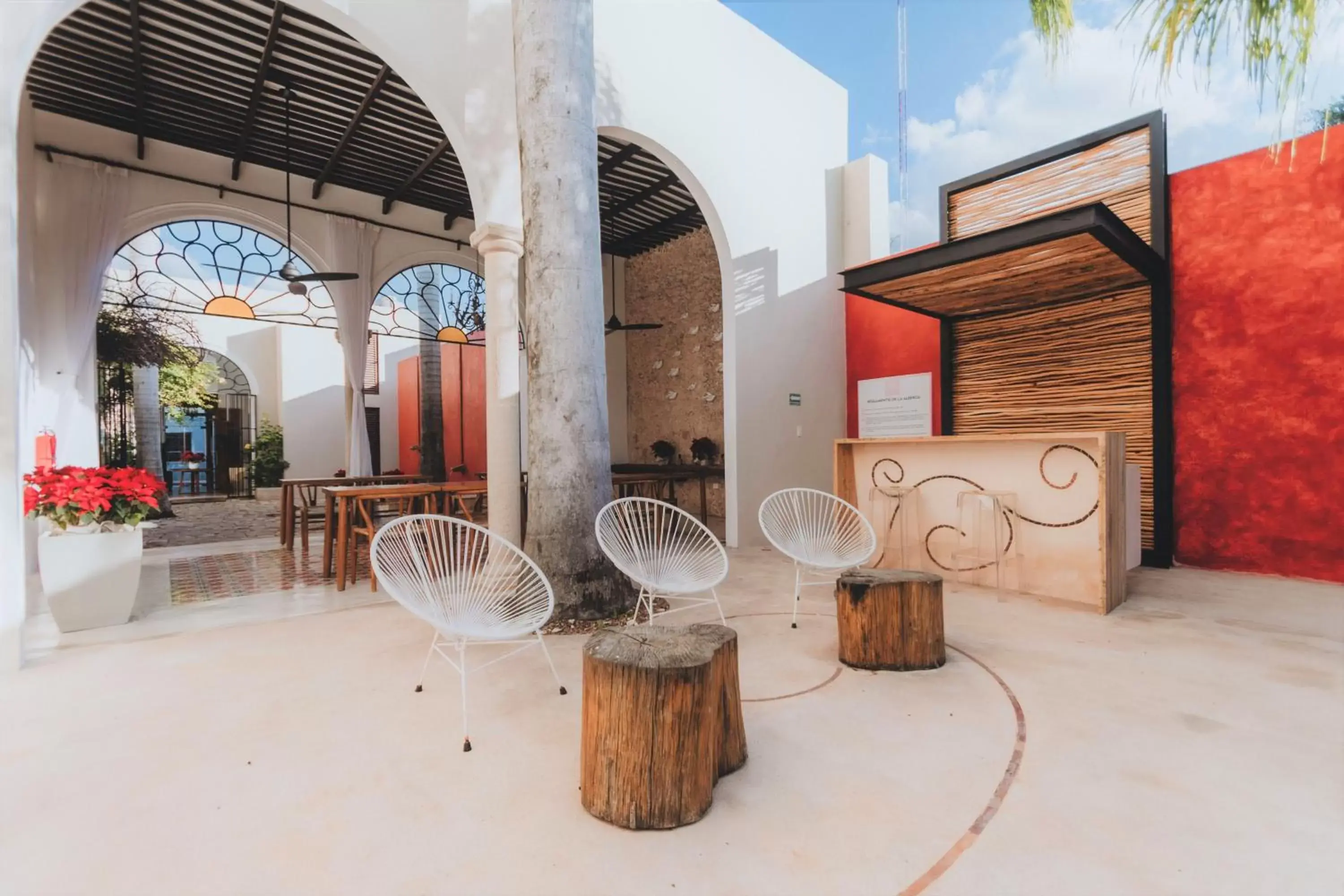 Patio in Casa de Las Palomas Boutique Hotel by Paloma's Hotels - Adults Only