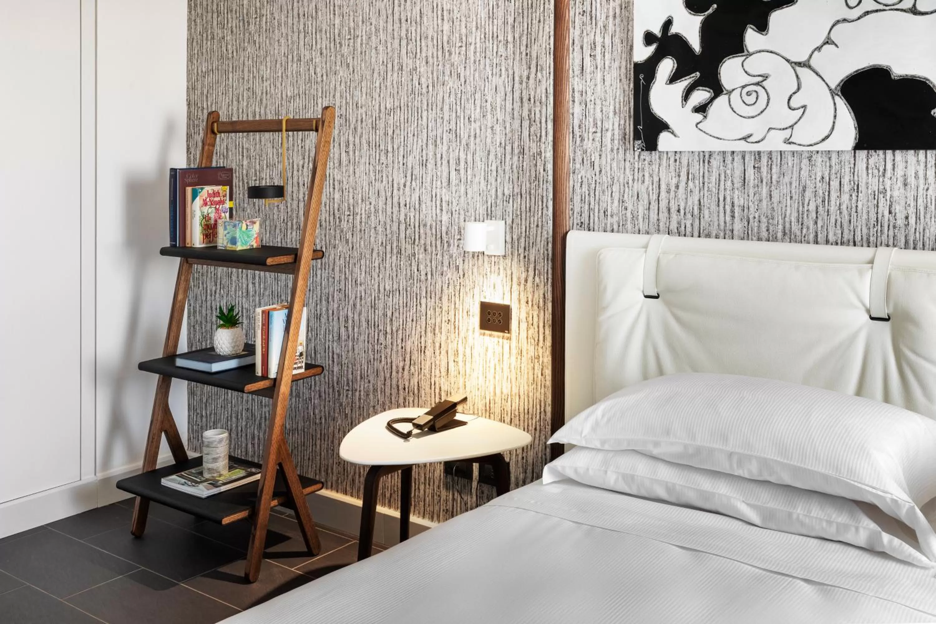 Decorative detail, Bed in LHP Napoli Palace & SPA