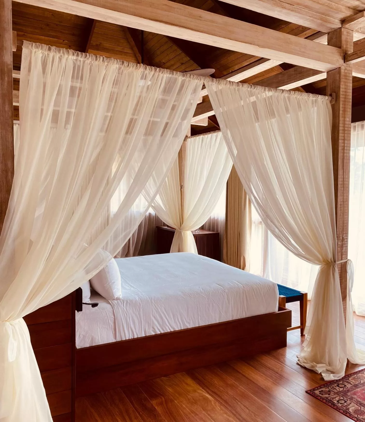 Bedroom, Bed in La Coralina Island House