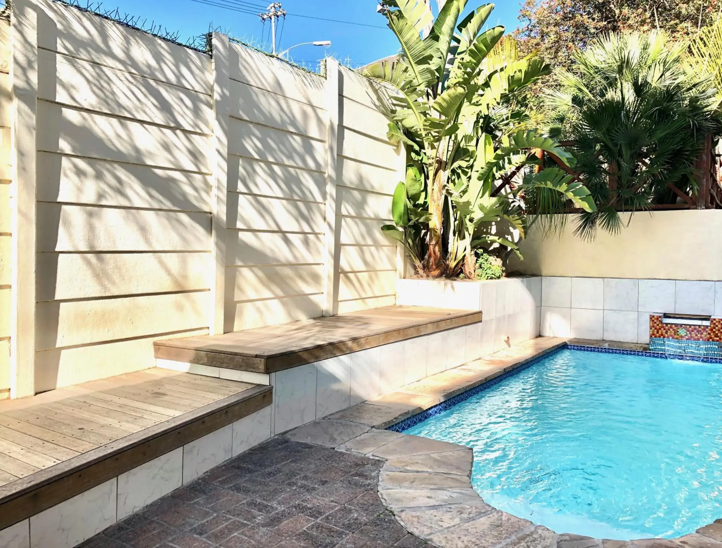 Swimming Pool in Big Blue Backpackers