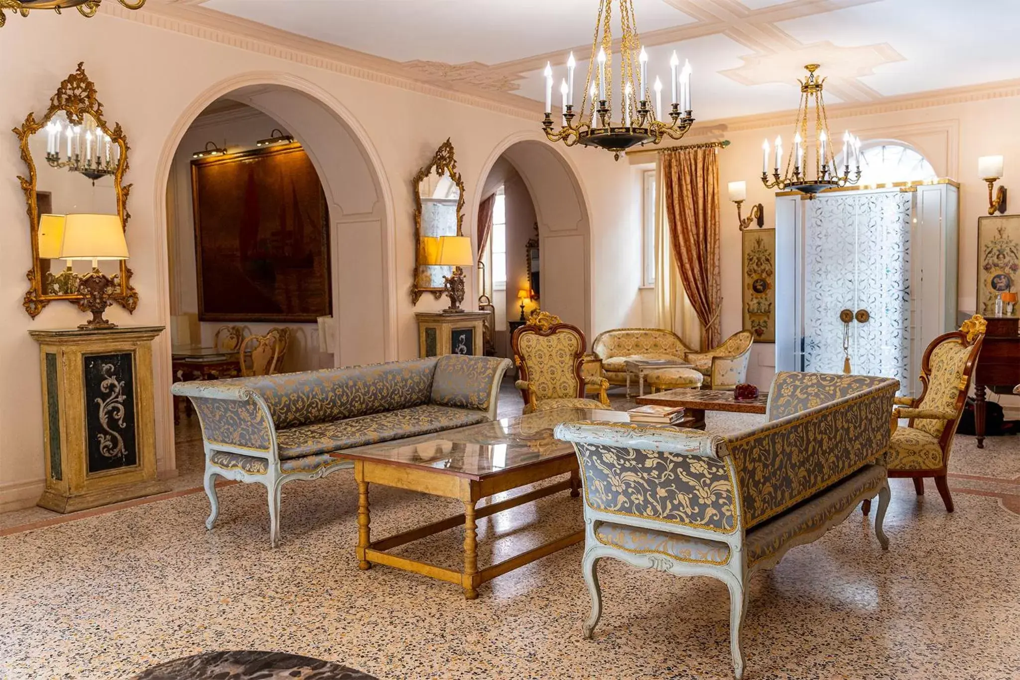 Living room, Seating Area in Dimora Villa Ricci - Only Bed