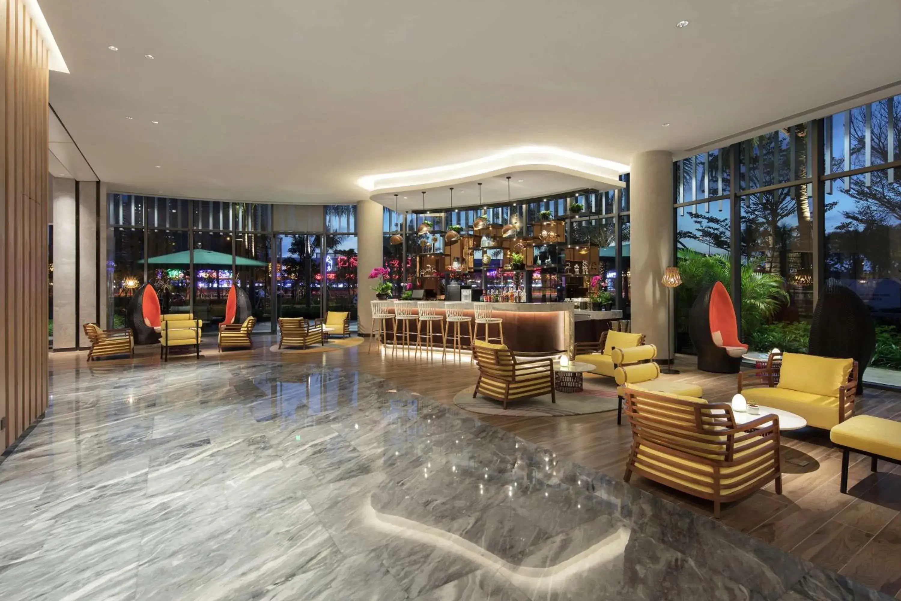 Lobby or reception in Hilton Garden Inn Sanya, China