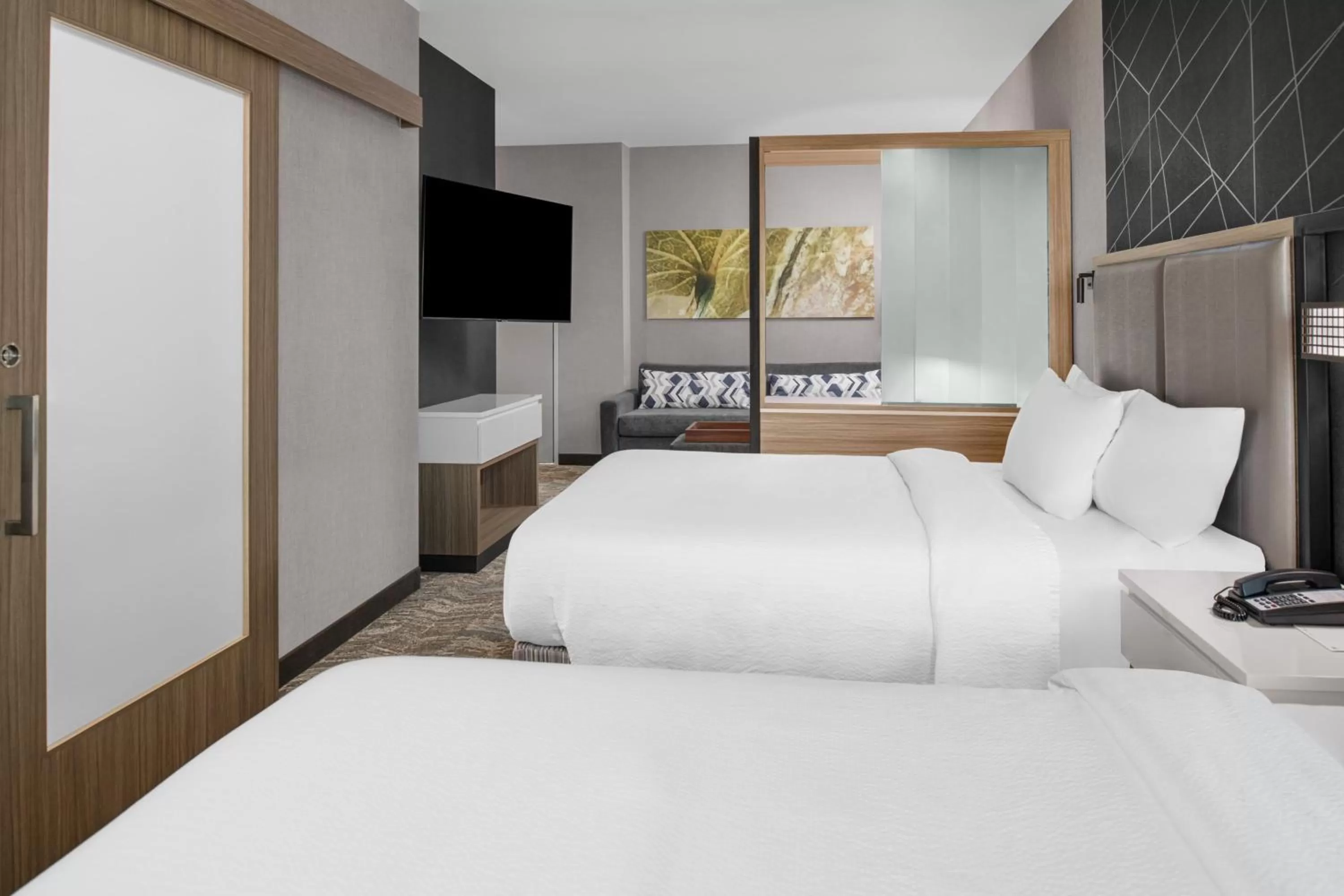 Bedroom, Bed in SpringHill Suites by Marriott Riverside Redlands