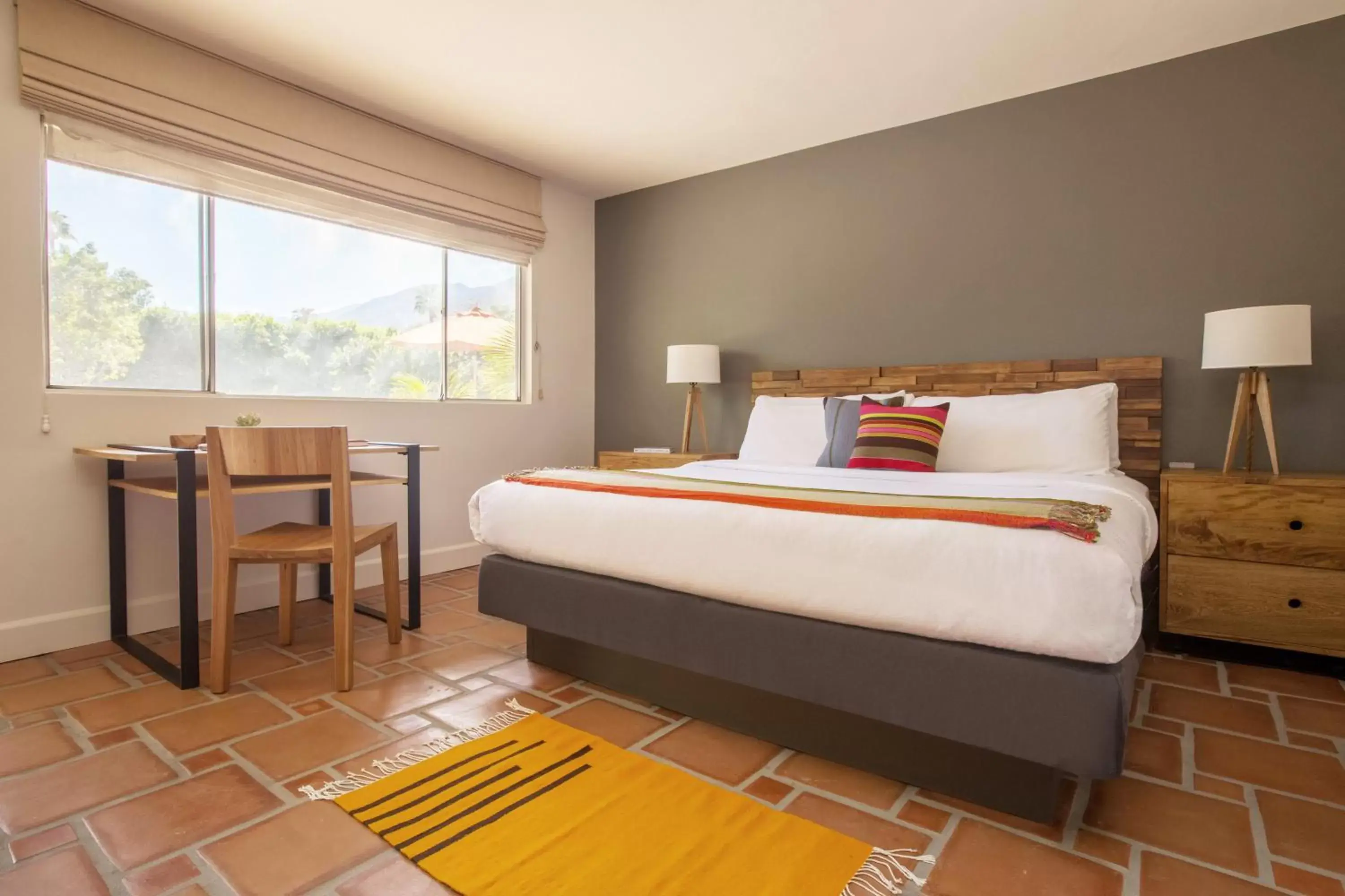 Bed in Santiago Resort - Palm Springs Premier Gay Men’s Resort