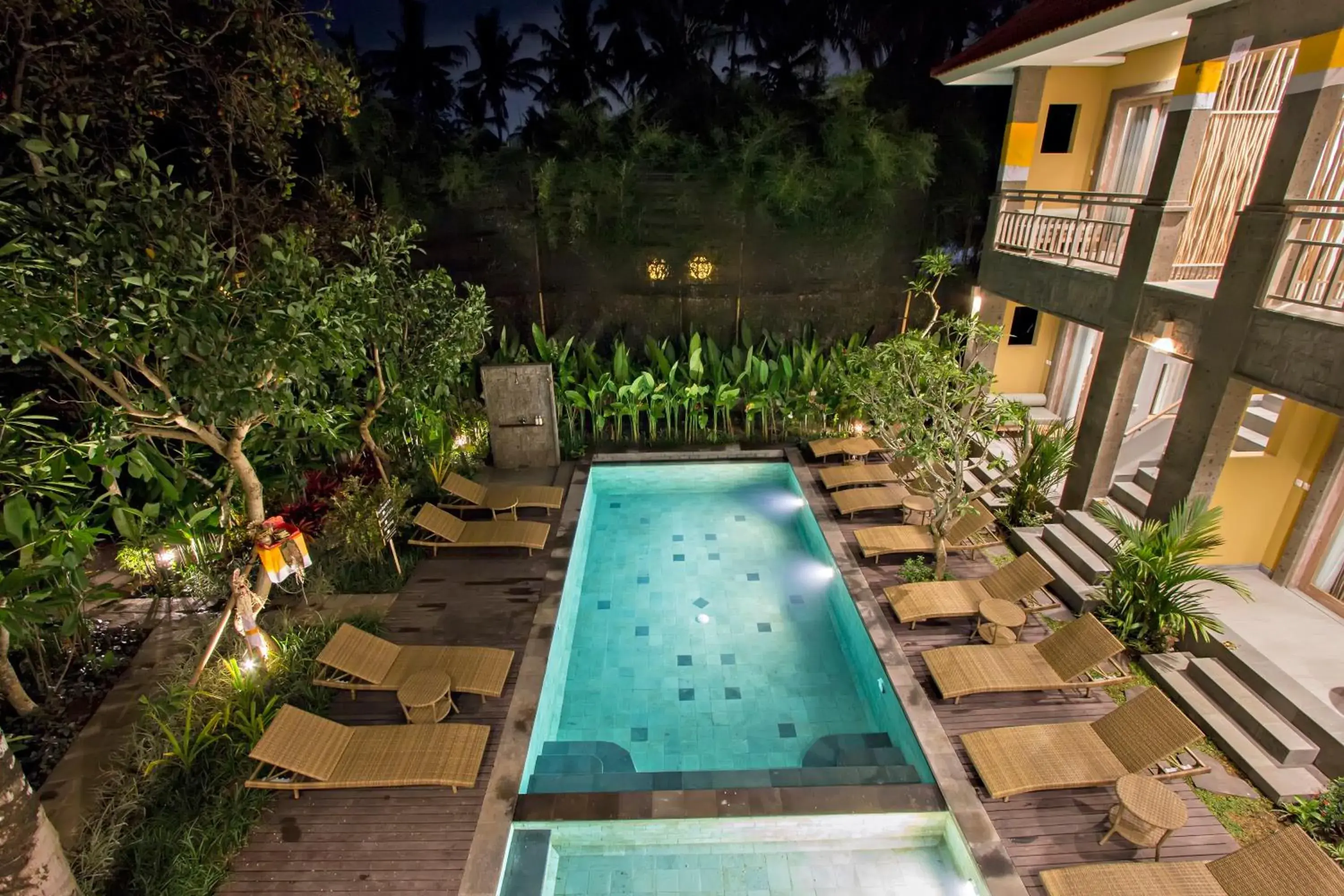 Pool view in Ubad Retreat Pool view in Ubad Retreat