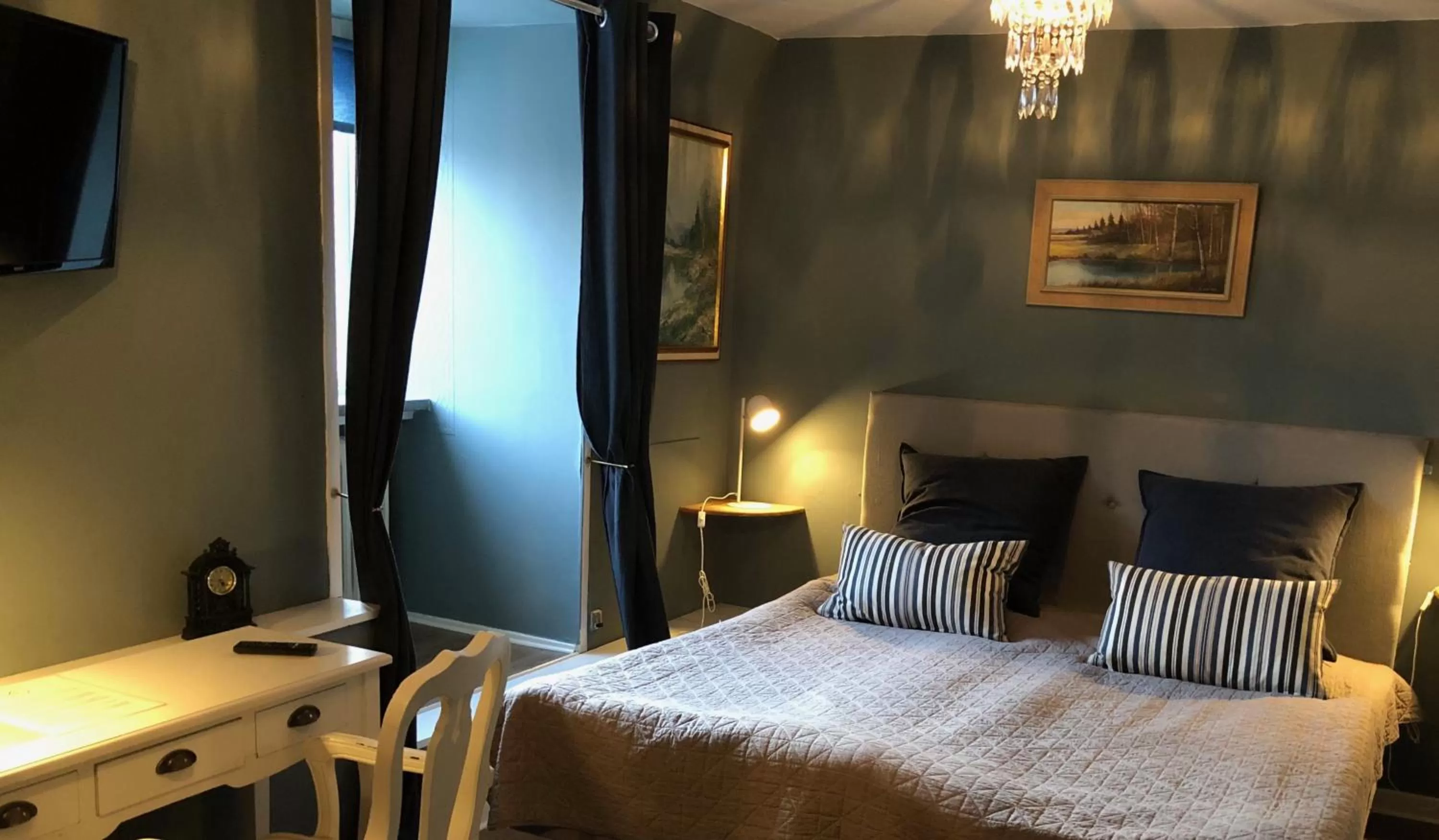 Bed in Brunsbo G:a Biskopsgård Hotell & Konferens