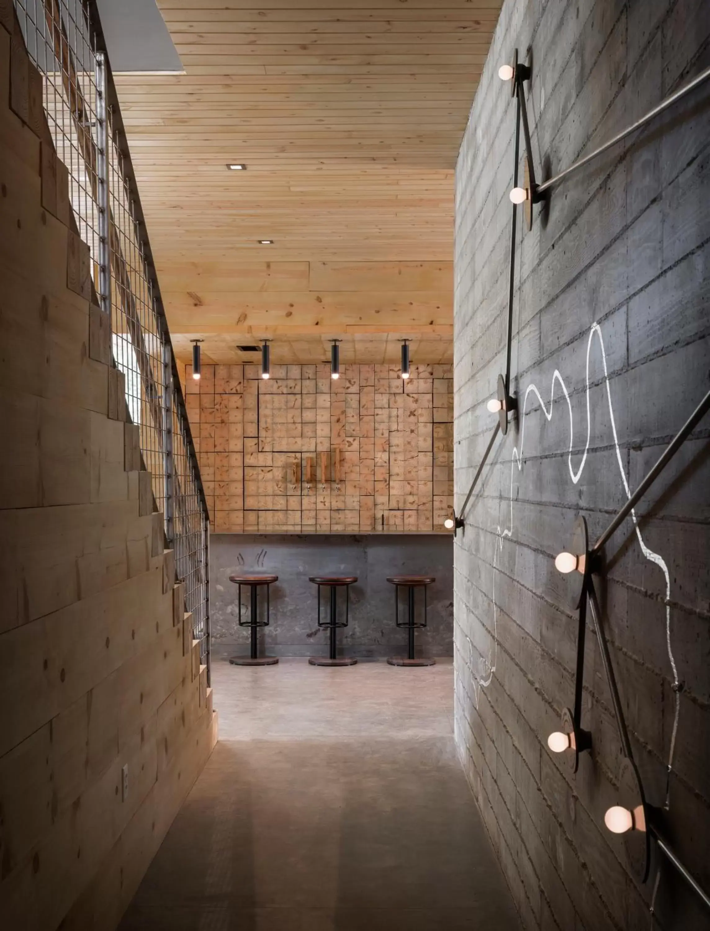 Property building in AutoCamp Yosemite Property building in AutoCamp Yosemite