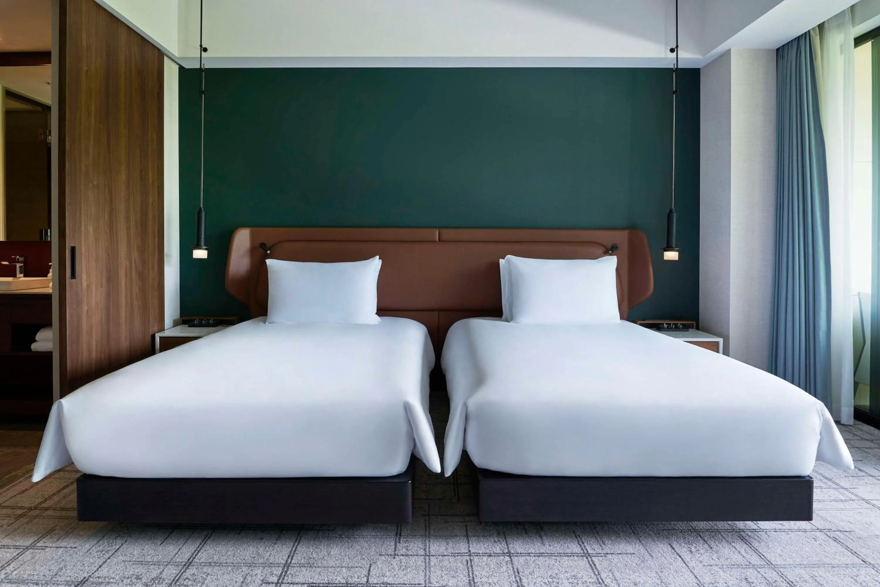 Bedroom, Bed in Fuji Speedway Hotel, in The Unbound Collection by Hyatt