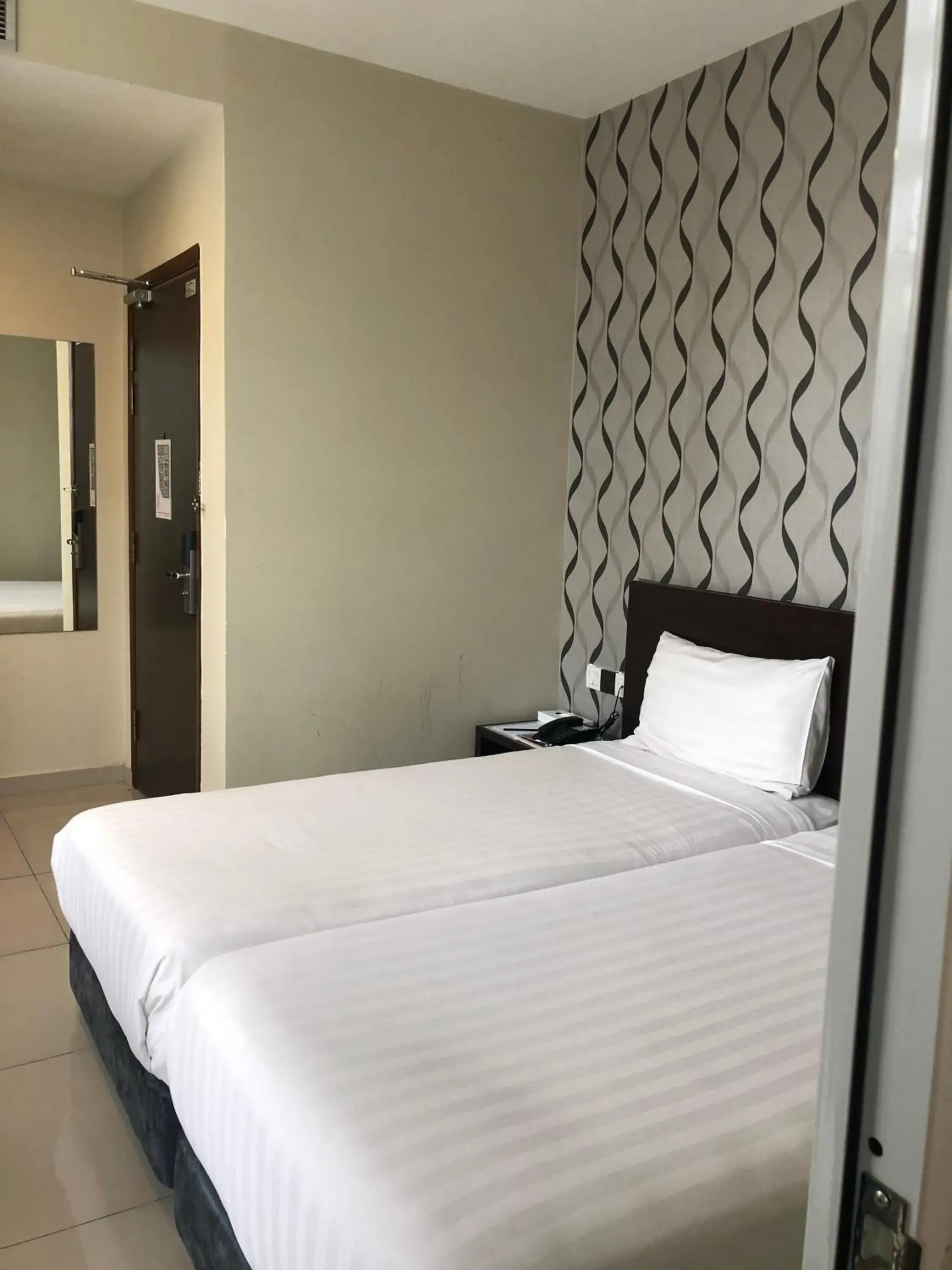 Bed in Izumi Hotel Bukit Bintang Kuala Lumpur