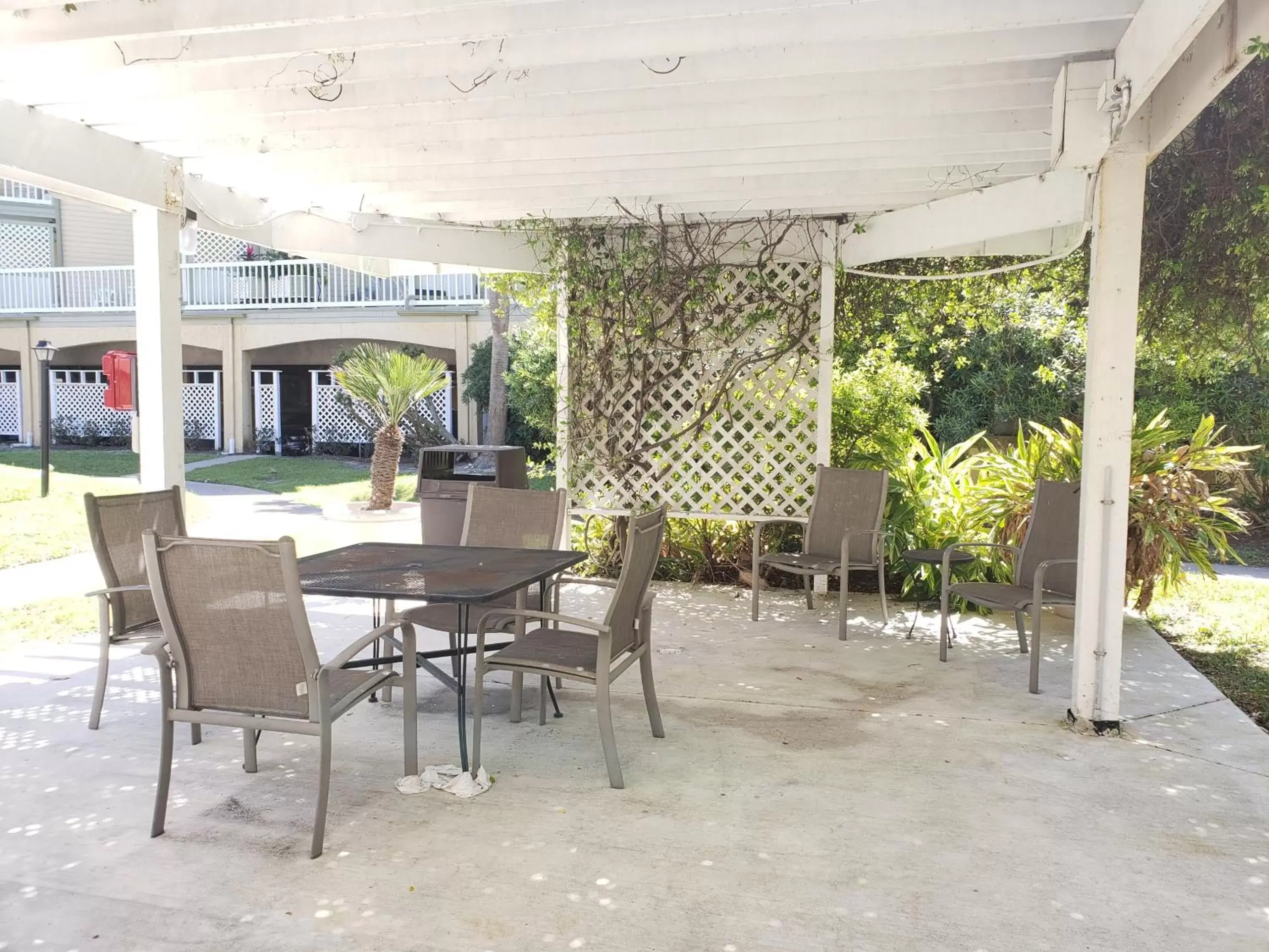 Patio in The Victorian Condo/Hotel