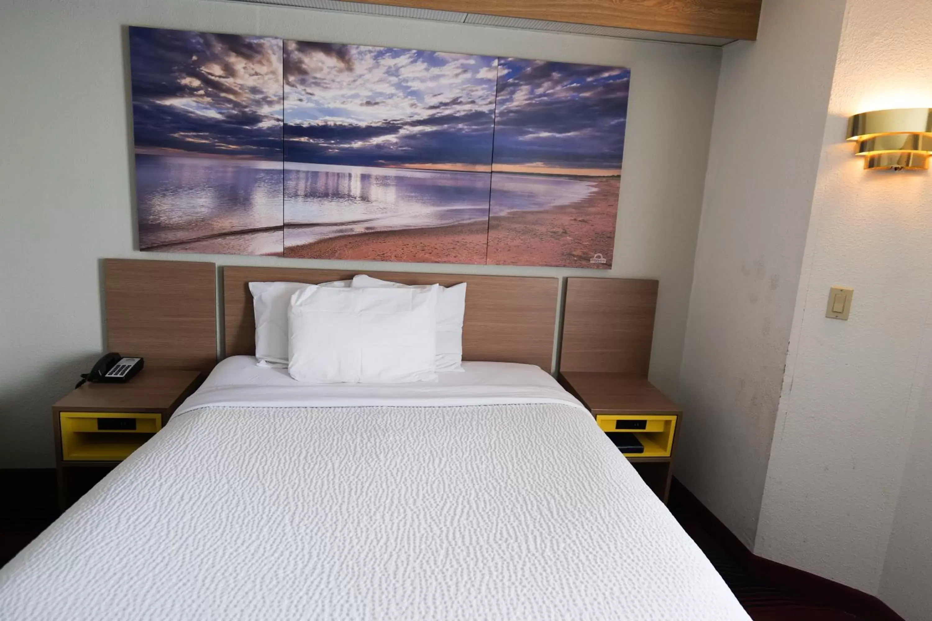Bed in Days Inn by Wyndham Flint/Bishop International Airport