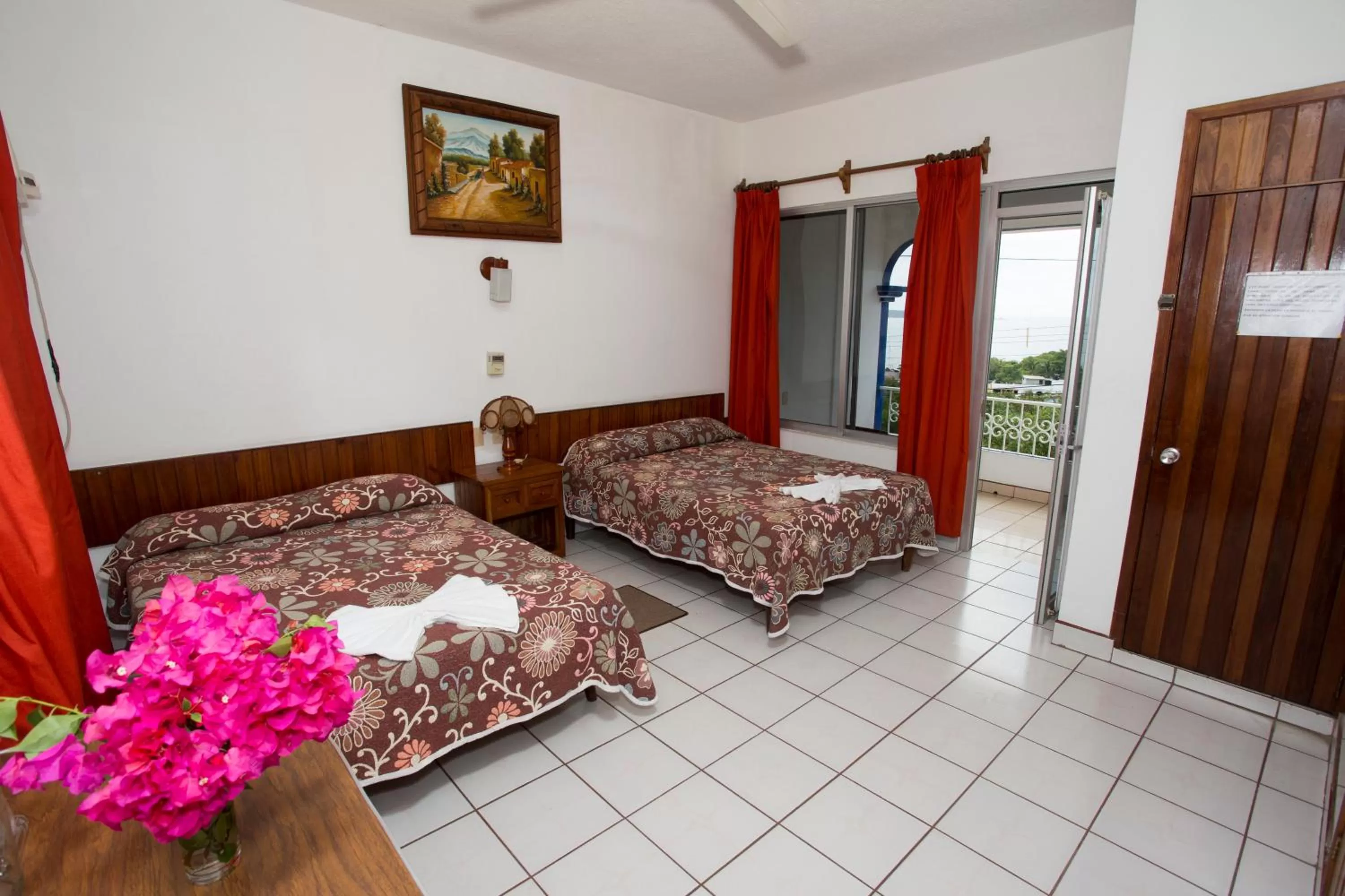 Bed in Hotel San Juan