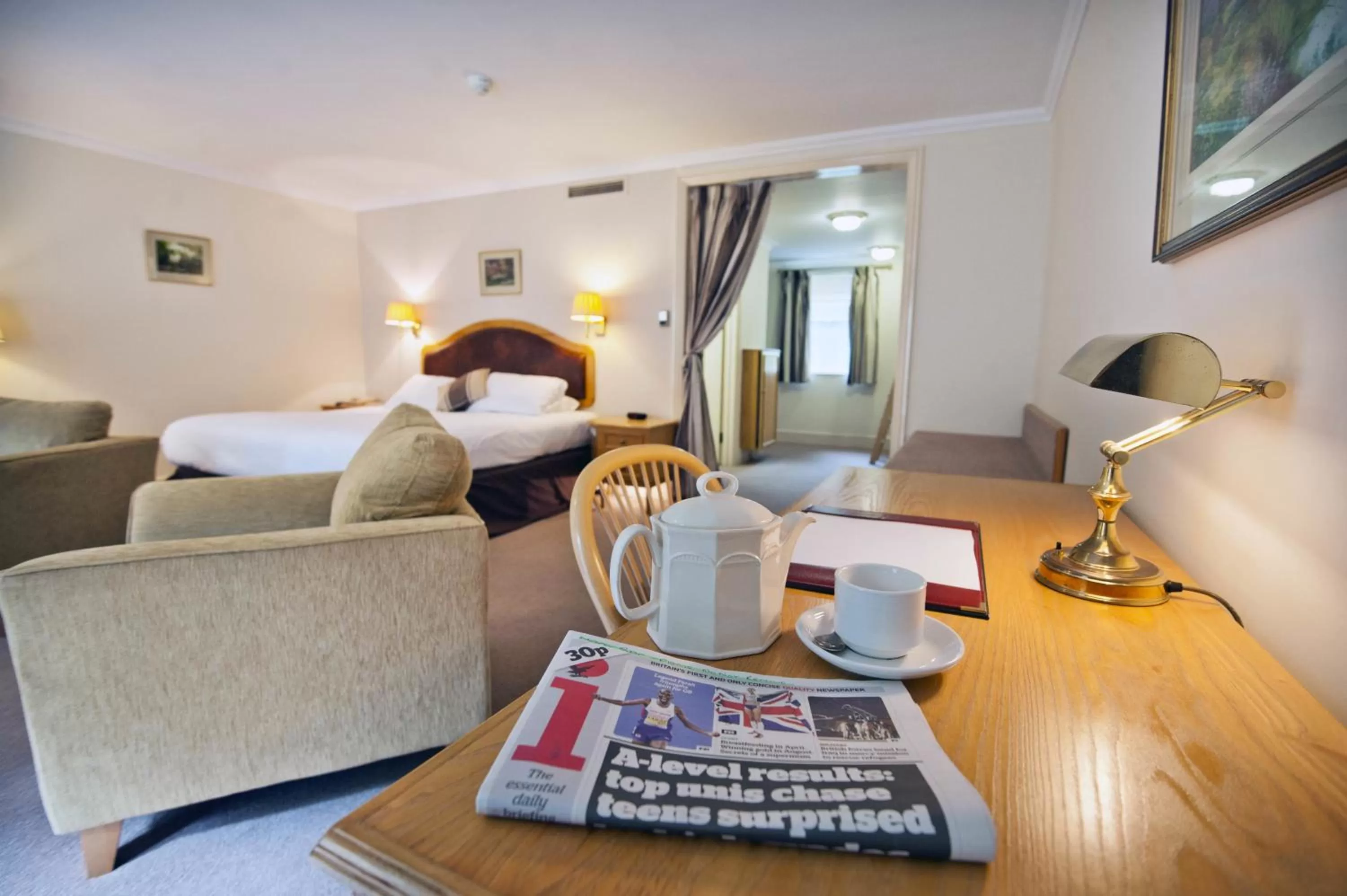 Decorative detail, Bed in Penmere Manor Hotel