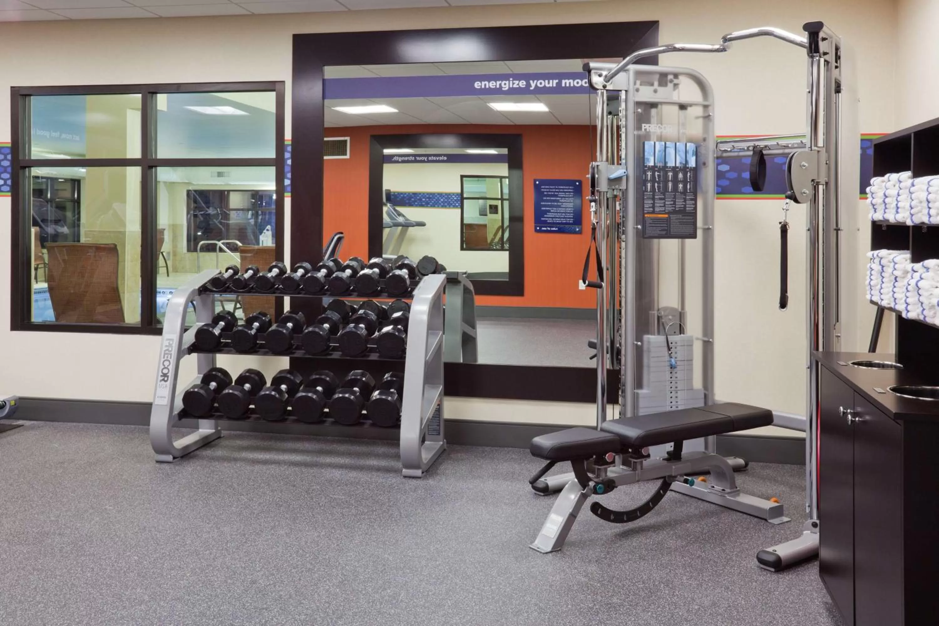 Fitness centre/facilities in Hampton Inn & Suites Minneapolis West/ Minnetonka
