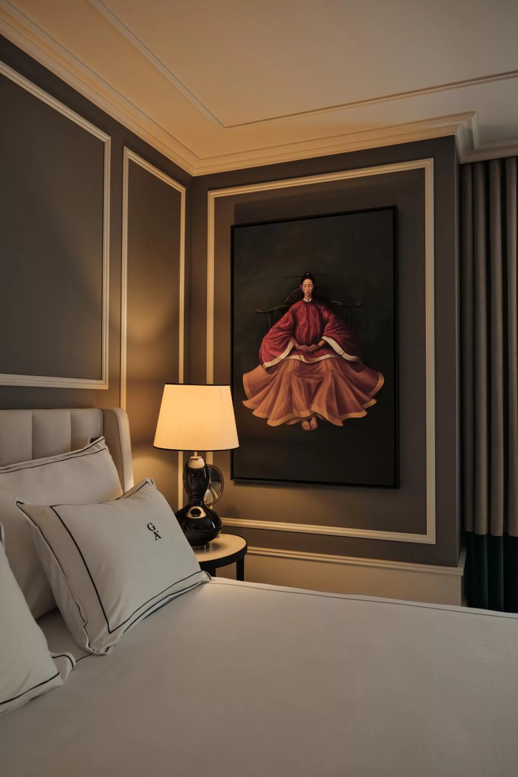 Bed in GA Palace Hotel & Spa, a XIXth-Century Villa