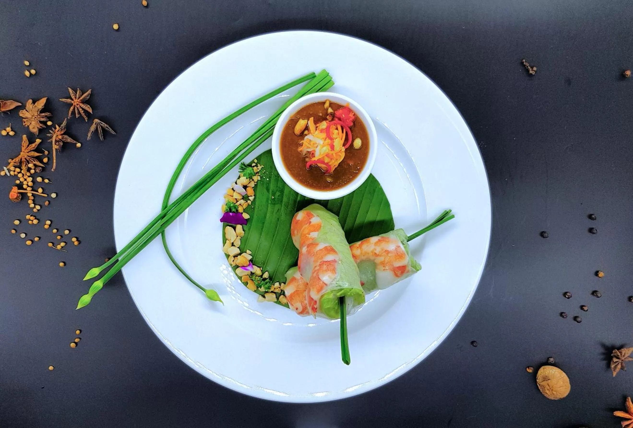 Food close-up in Can Tho Ecolodge