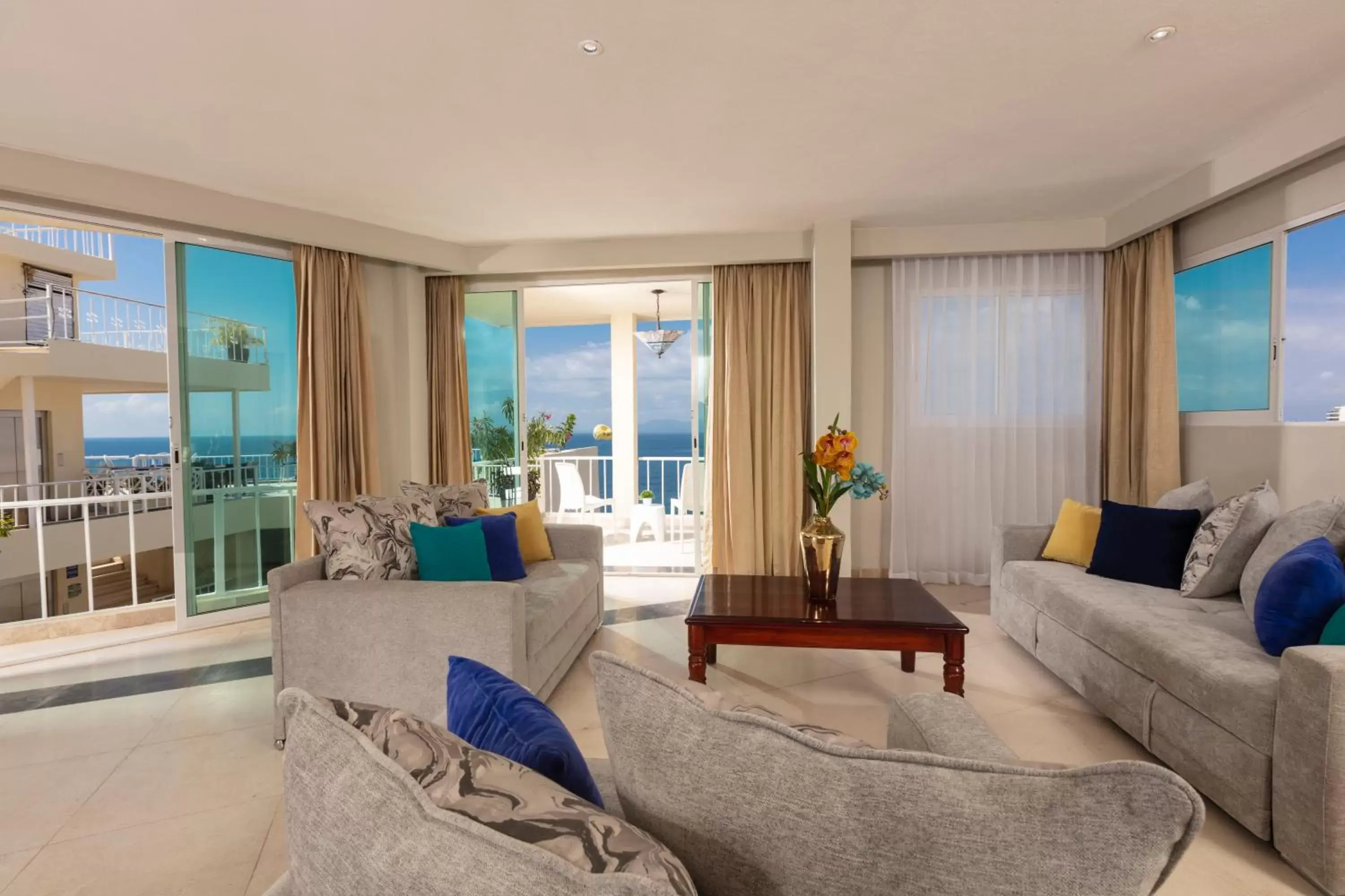 Living room, Seating Area in Blue Chairs Resort by the Sea - Adults Only