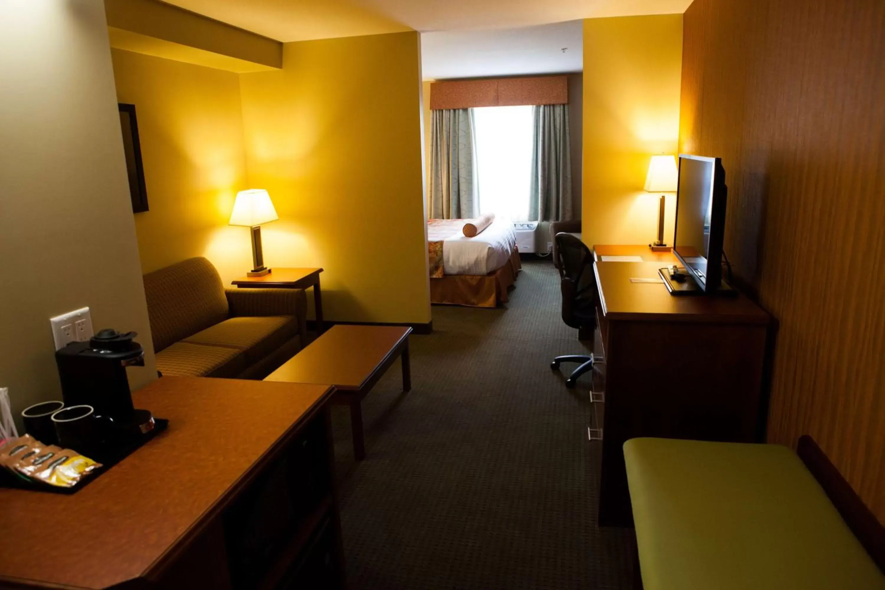 Photo of the whole room, TV/Entertainment Center in Best Western Plus Service Inn & Suites