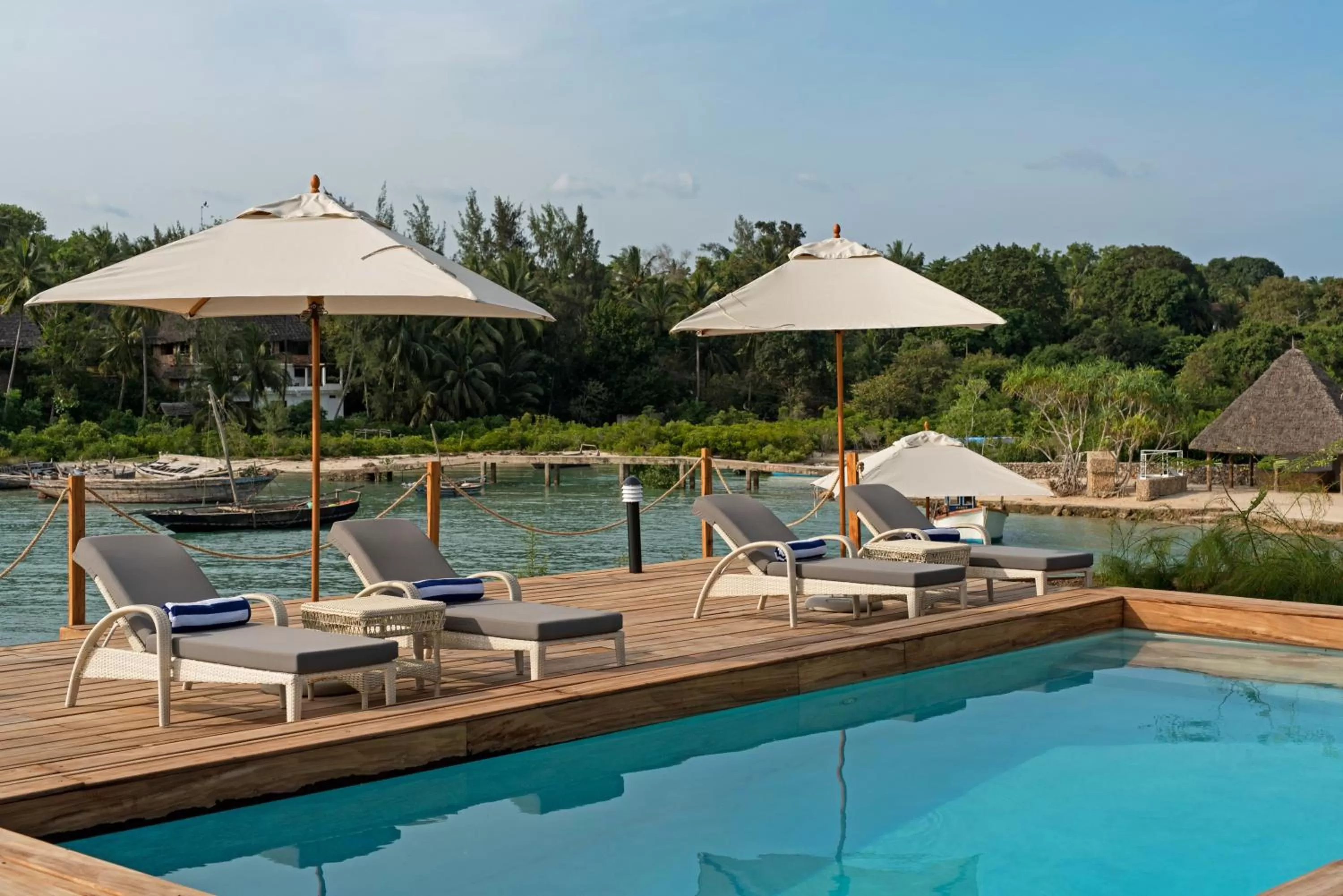 Swimming pool in Chuini Zanzibar Lodge by NEWMARK