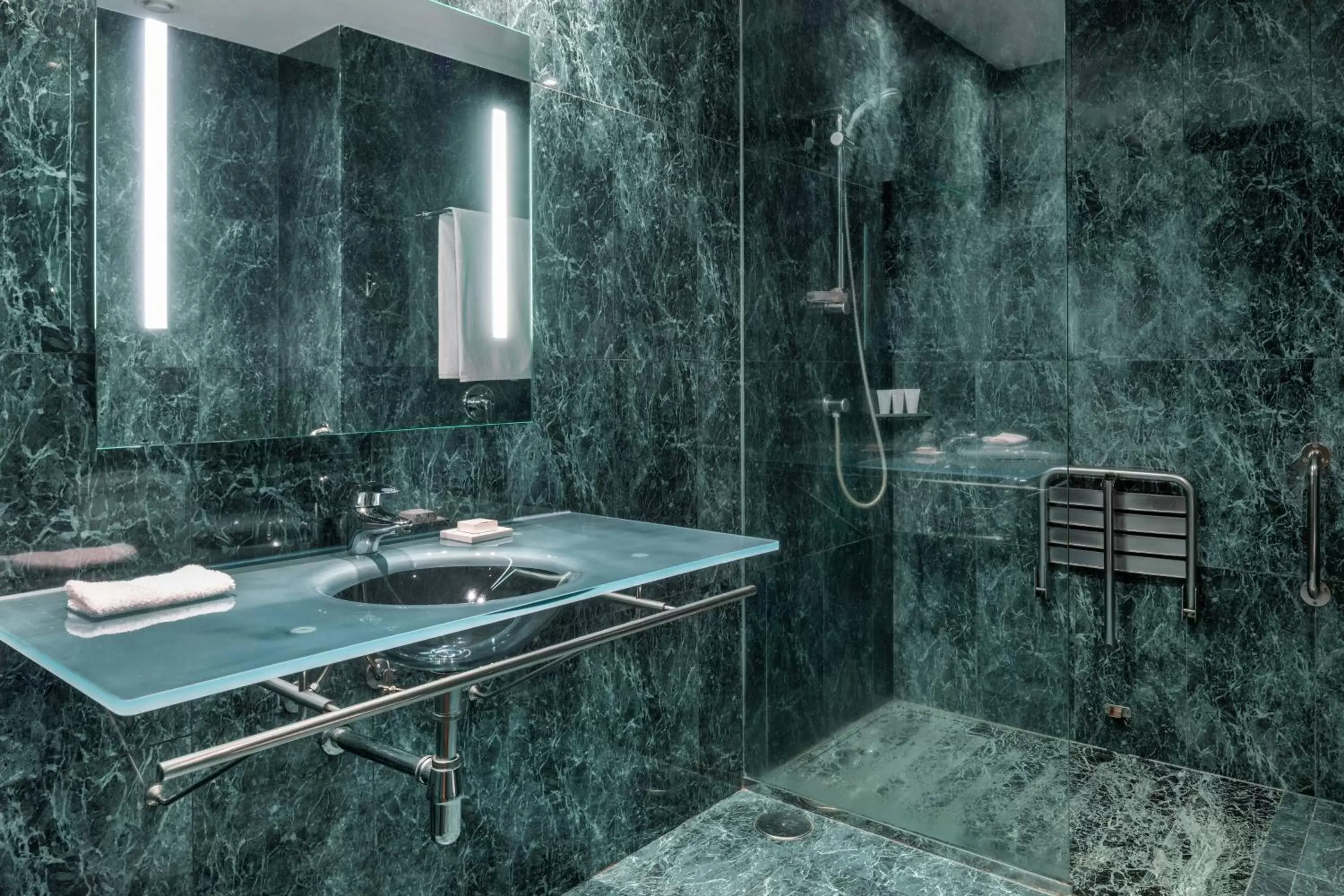 Bathroom in AC Hotel A Coruña by Marriott