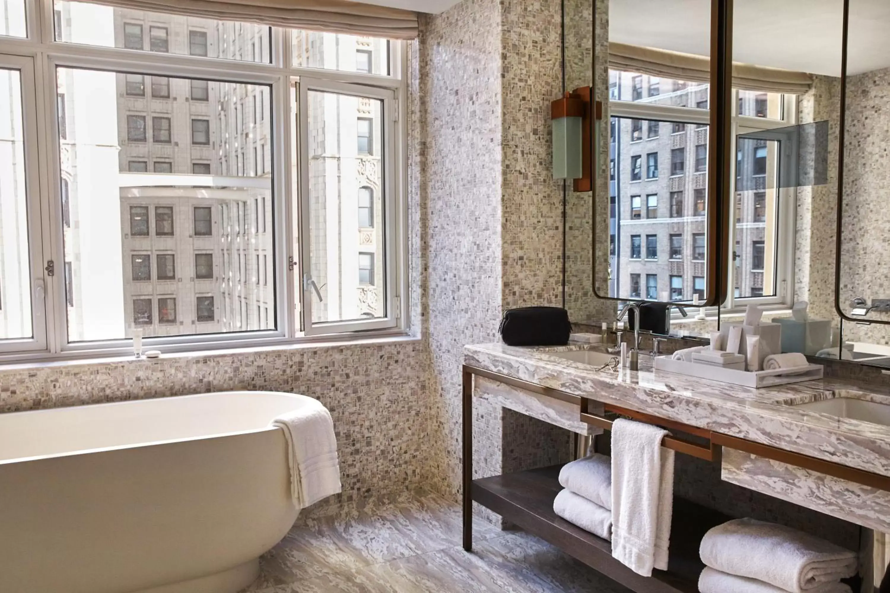 Bathroom in Four Seasons Hotel New York Downtown