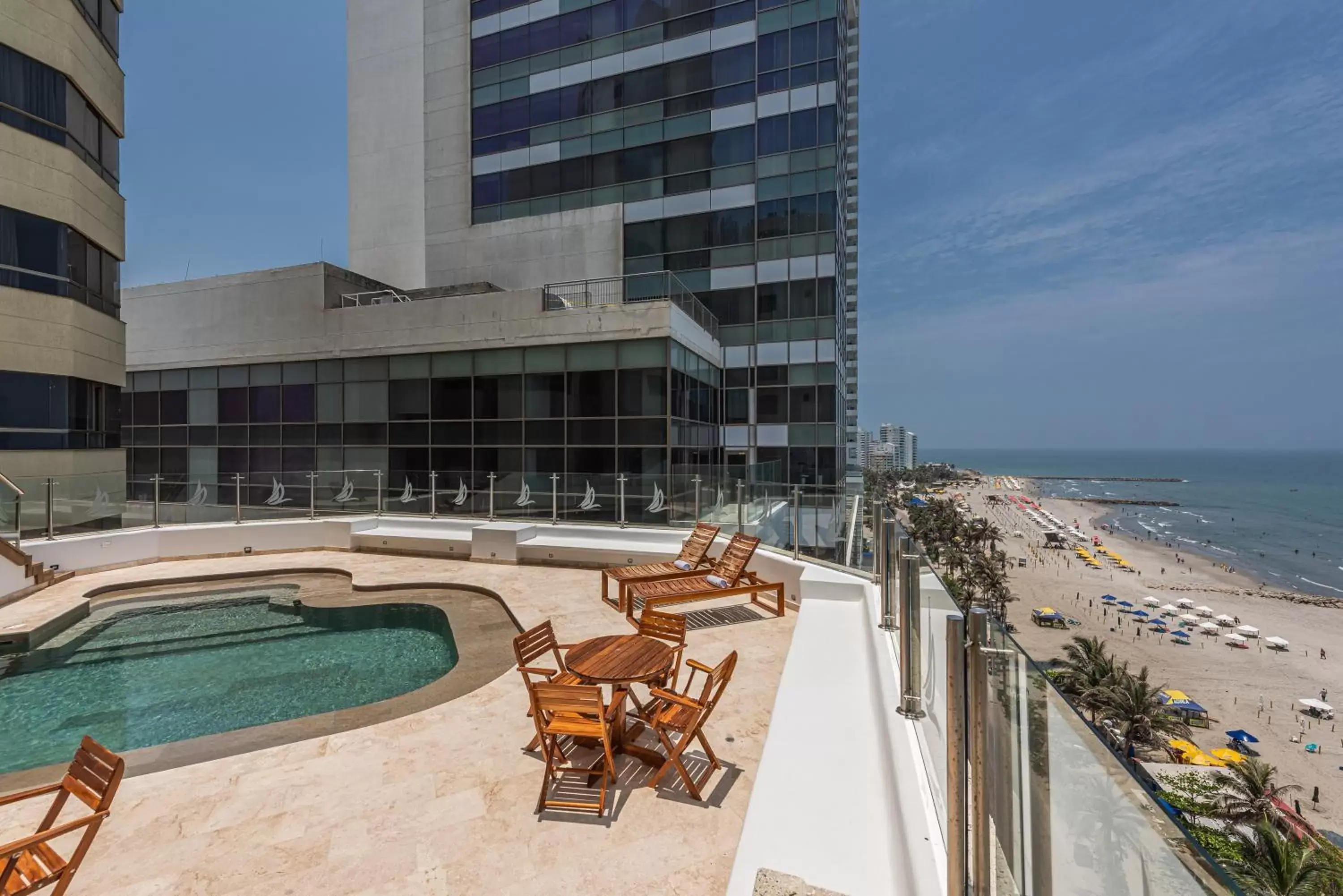 Pool View in Hotel Regatta Cartagena