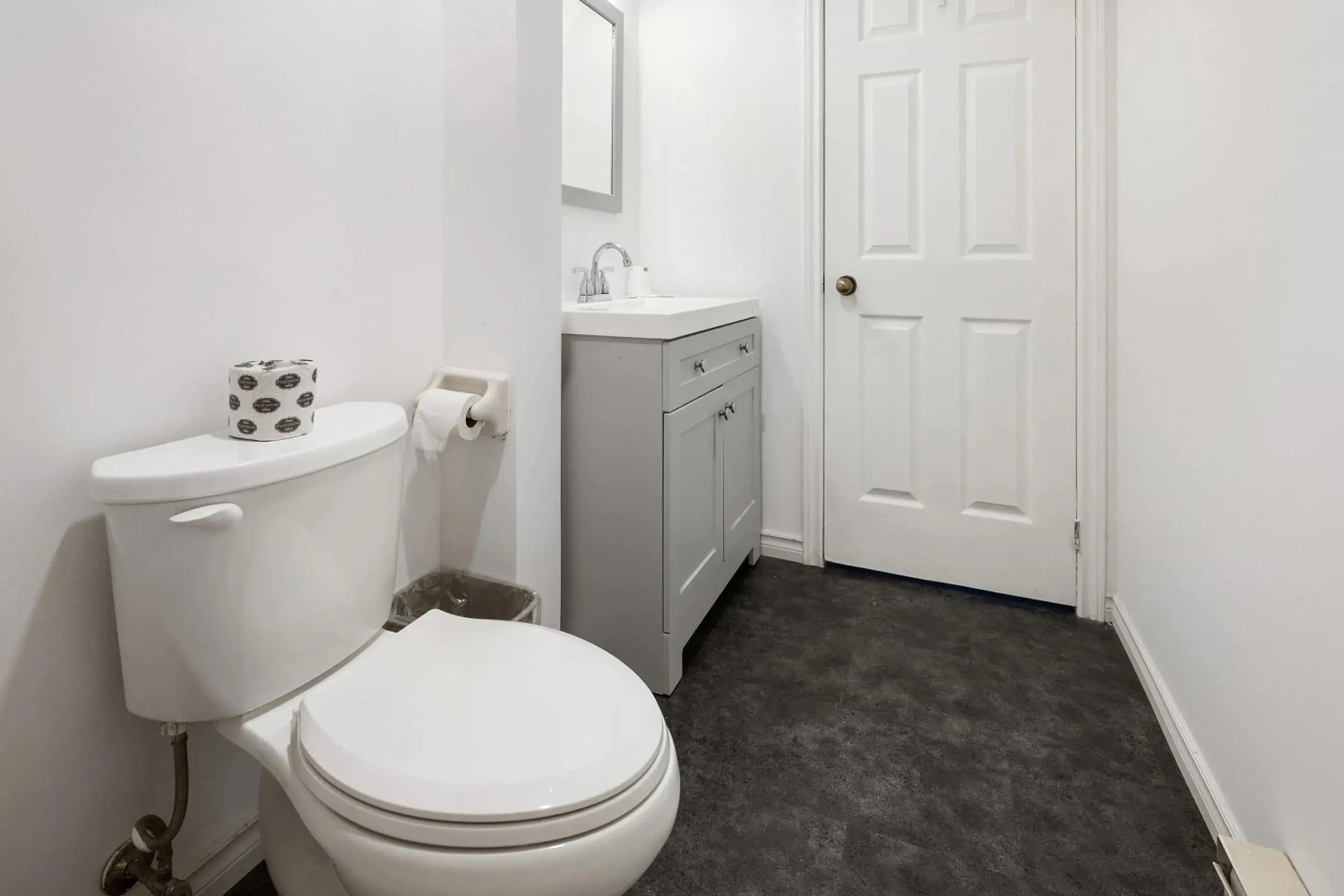 Bathroom in First Canada Hotel Cornwall Hwy 401 ON