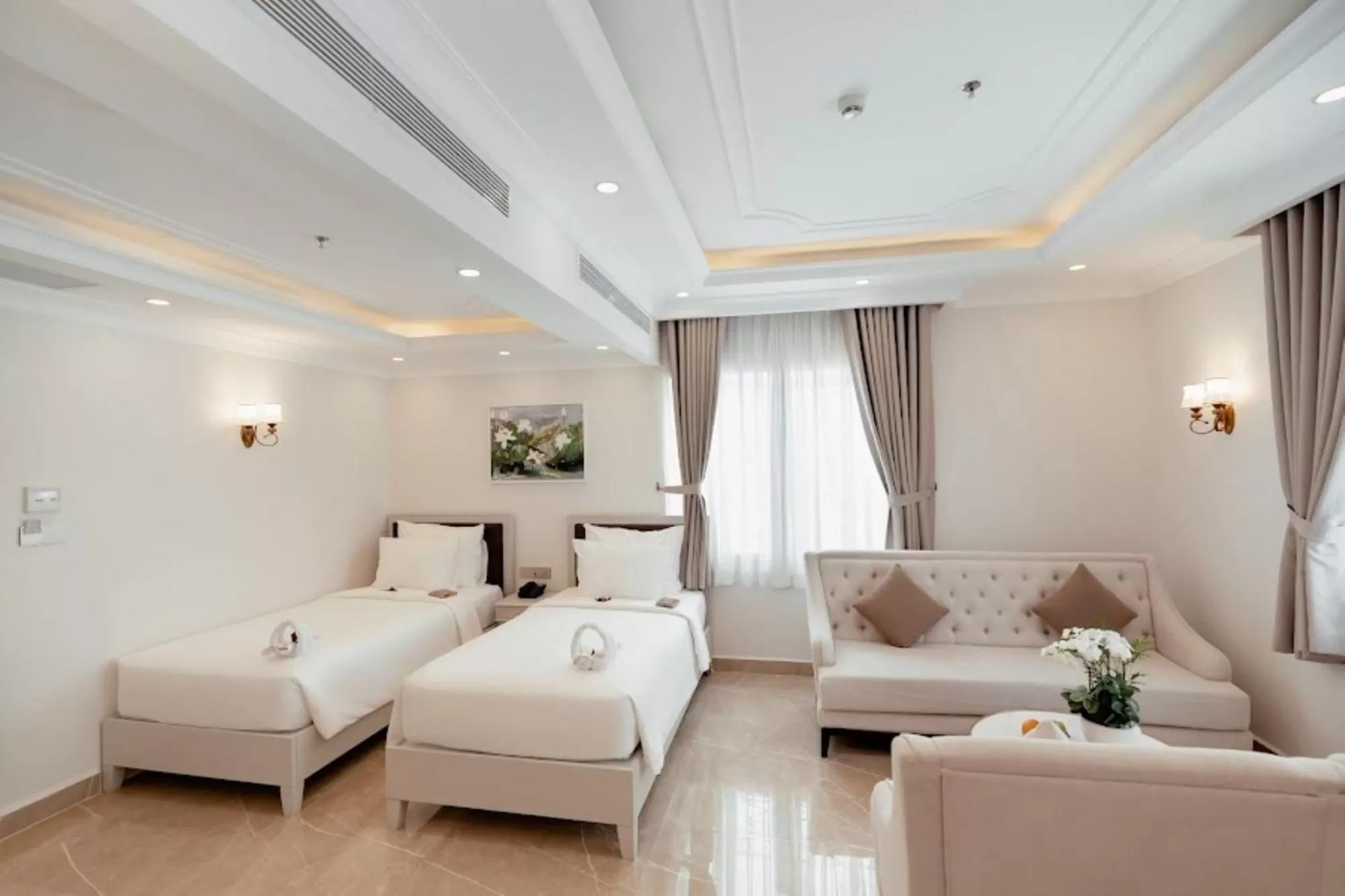 Bedroom, Seating Area in MerPerle Beach Hotel