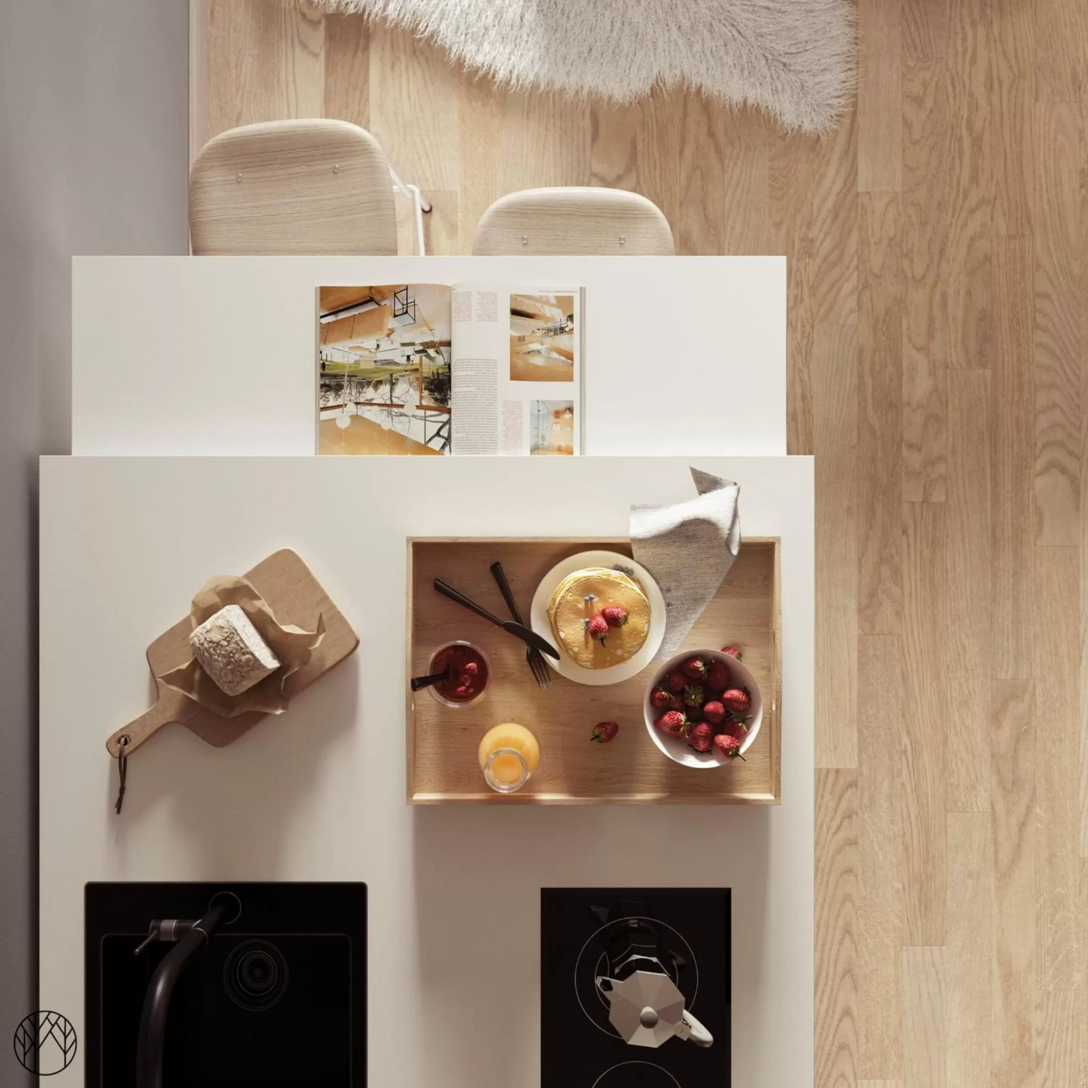 Decorative detail in Forenom Aparthotel Oslo