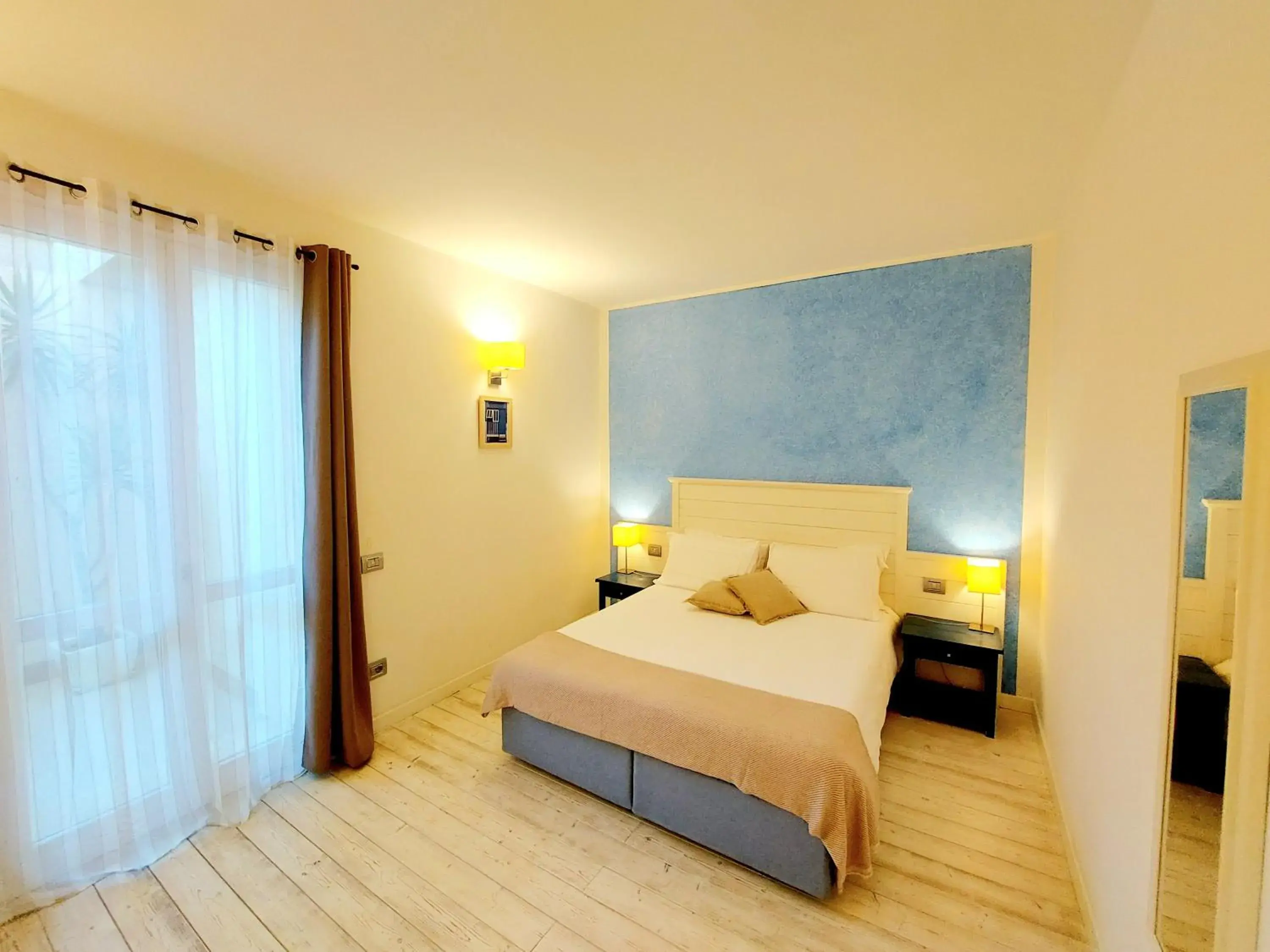 Bed in Hotel La Villa Del Mare