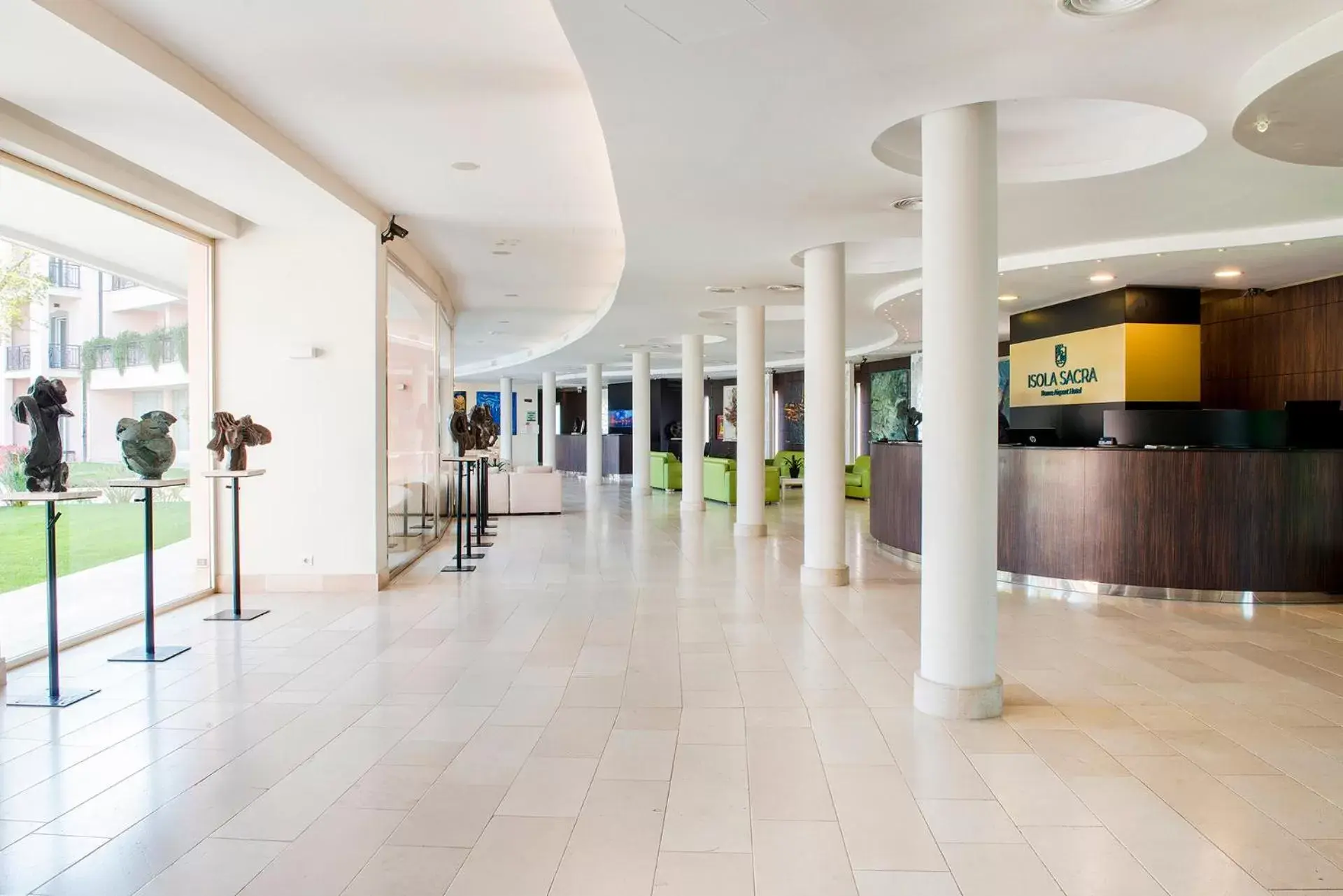 Lobby or reception, Lobby/Reception in Hotel Isola Sacra Rome Airport