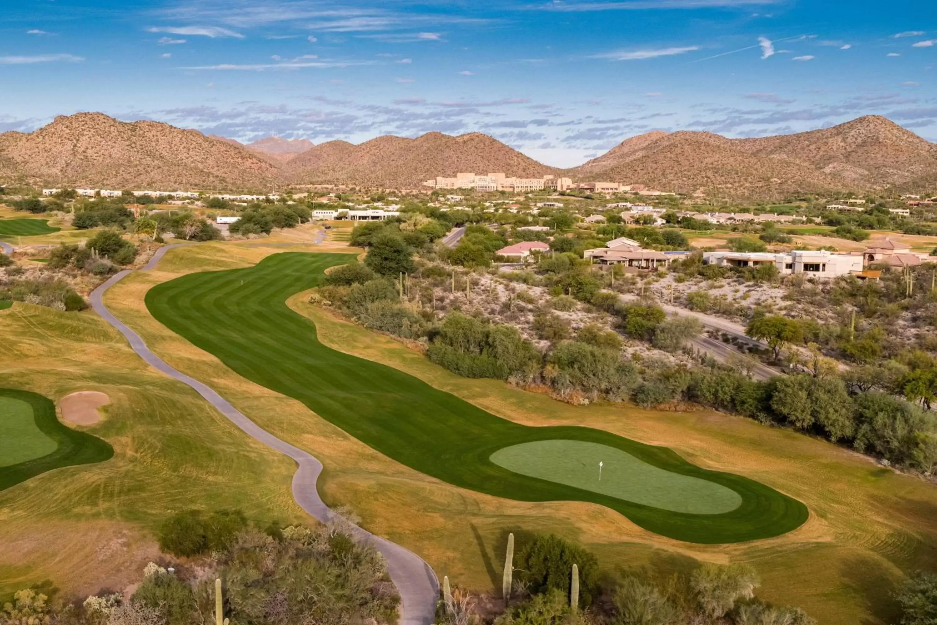 Golfcourse, Bird's-eye View in JW Marriott Tucson Starr Pass Resort