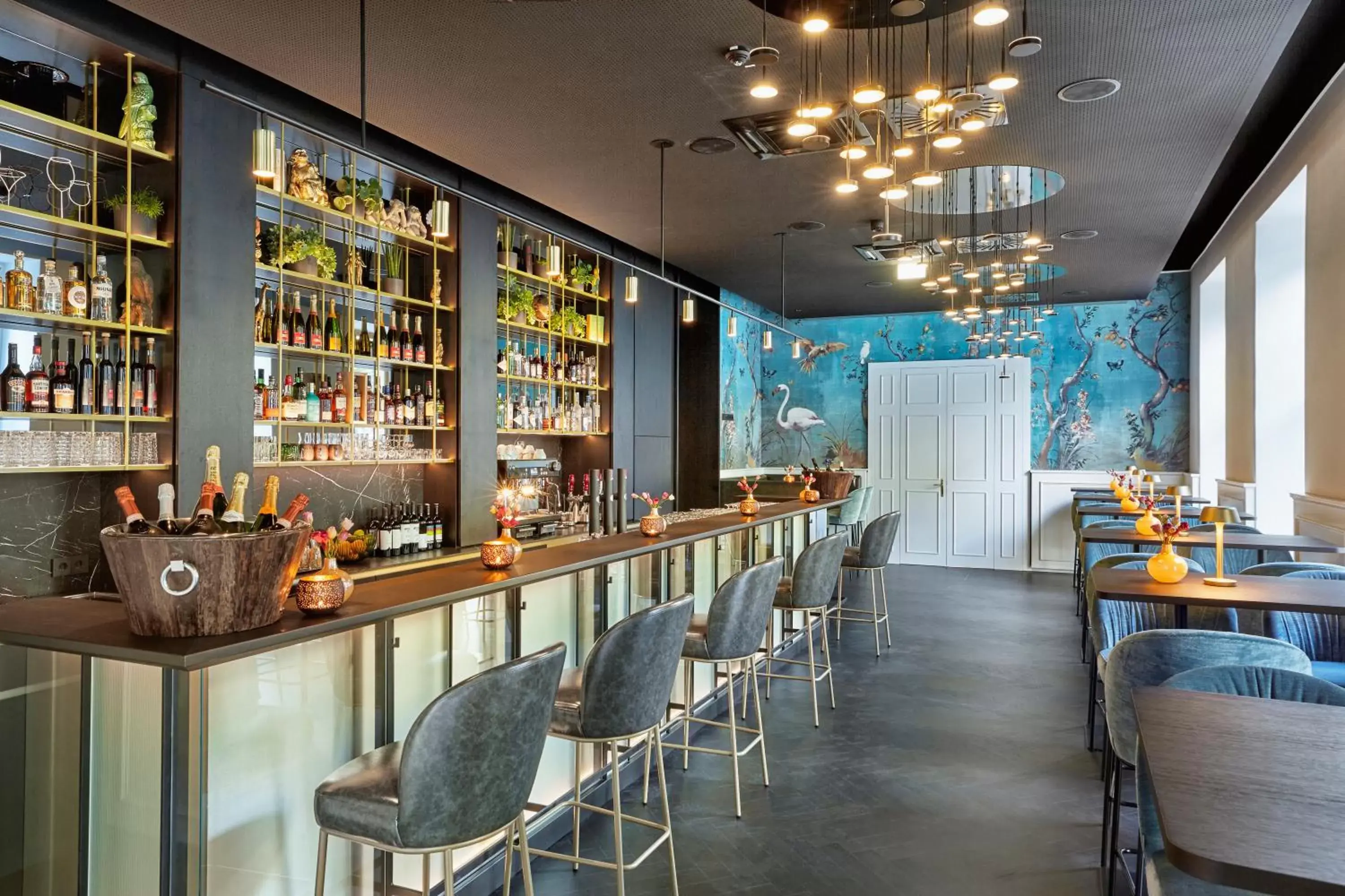 Lounge or bar in HYPERION Hotel Salzburg Lounge or bar in HYPERION Hotel Salzburg