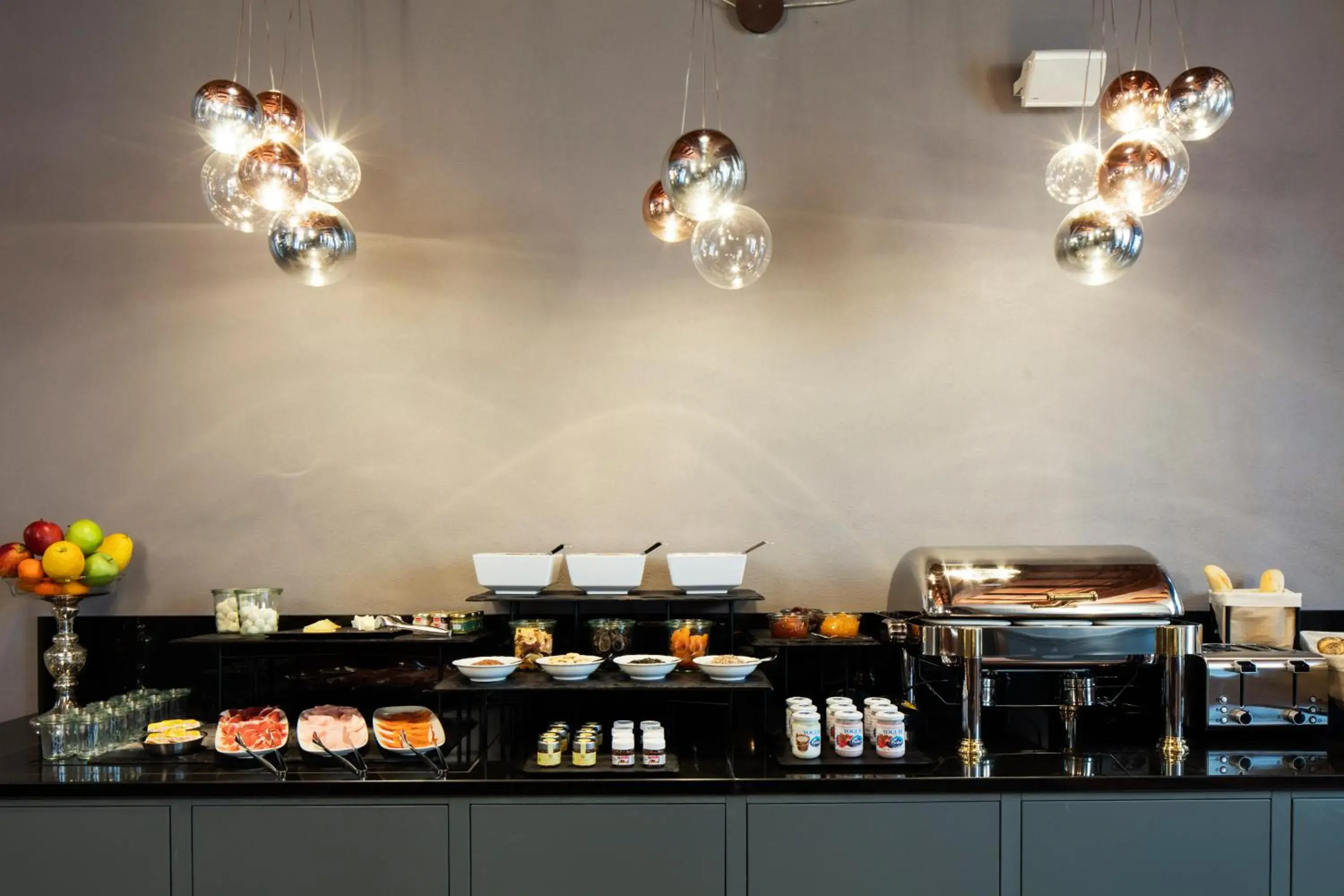 Buffet breakfast in The Frame Hotel Buffet breakfast in The Frame Hotel