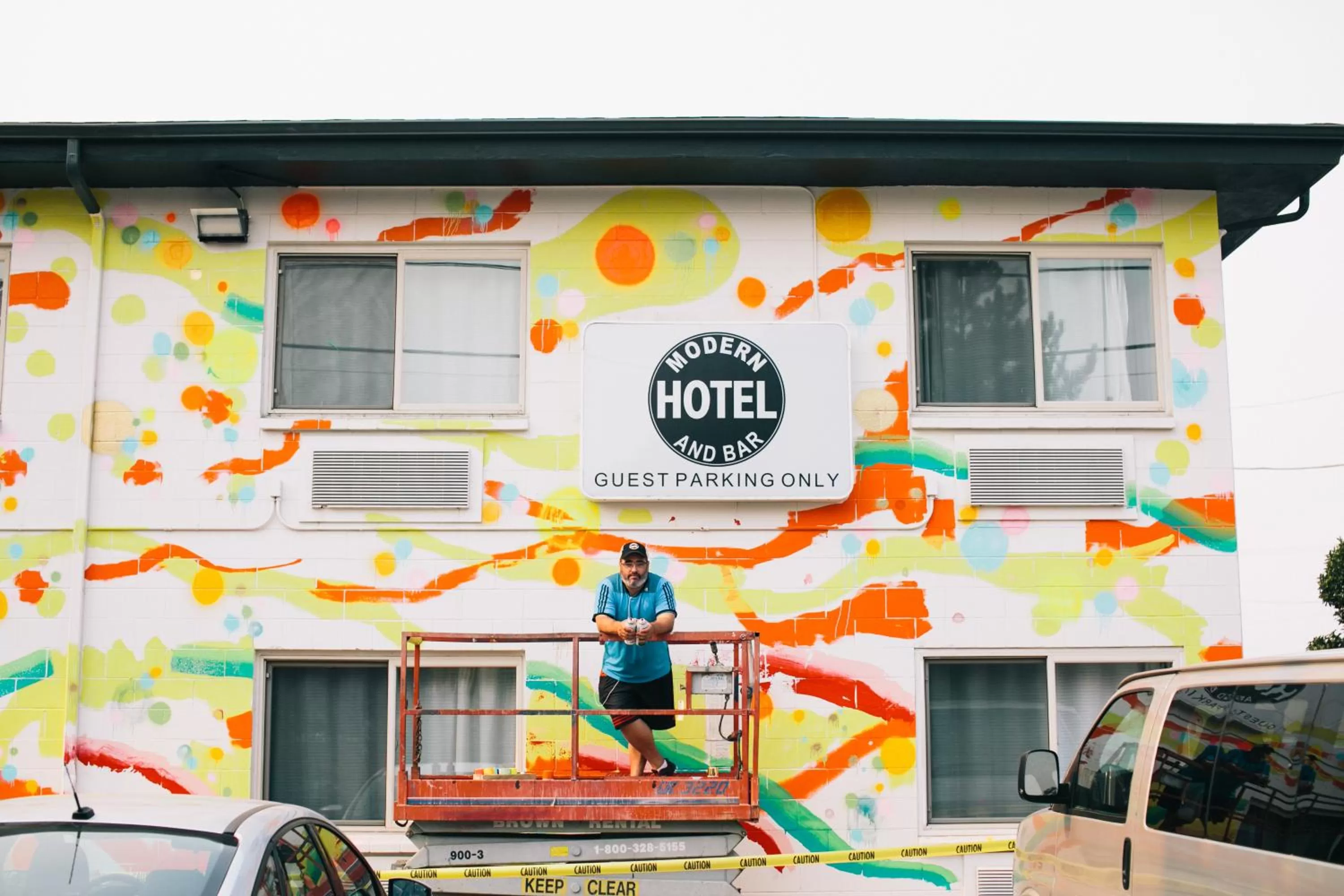 Property building in Modern Hotel