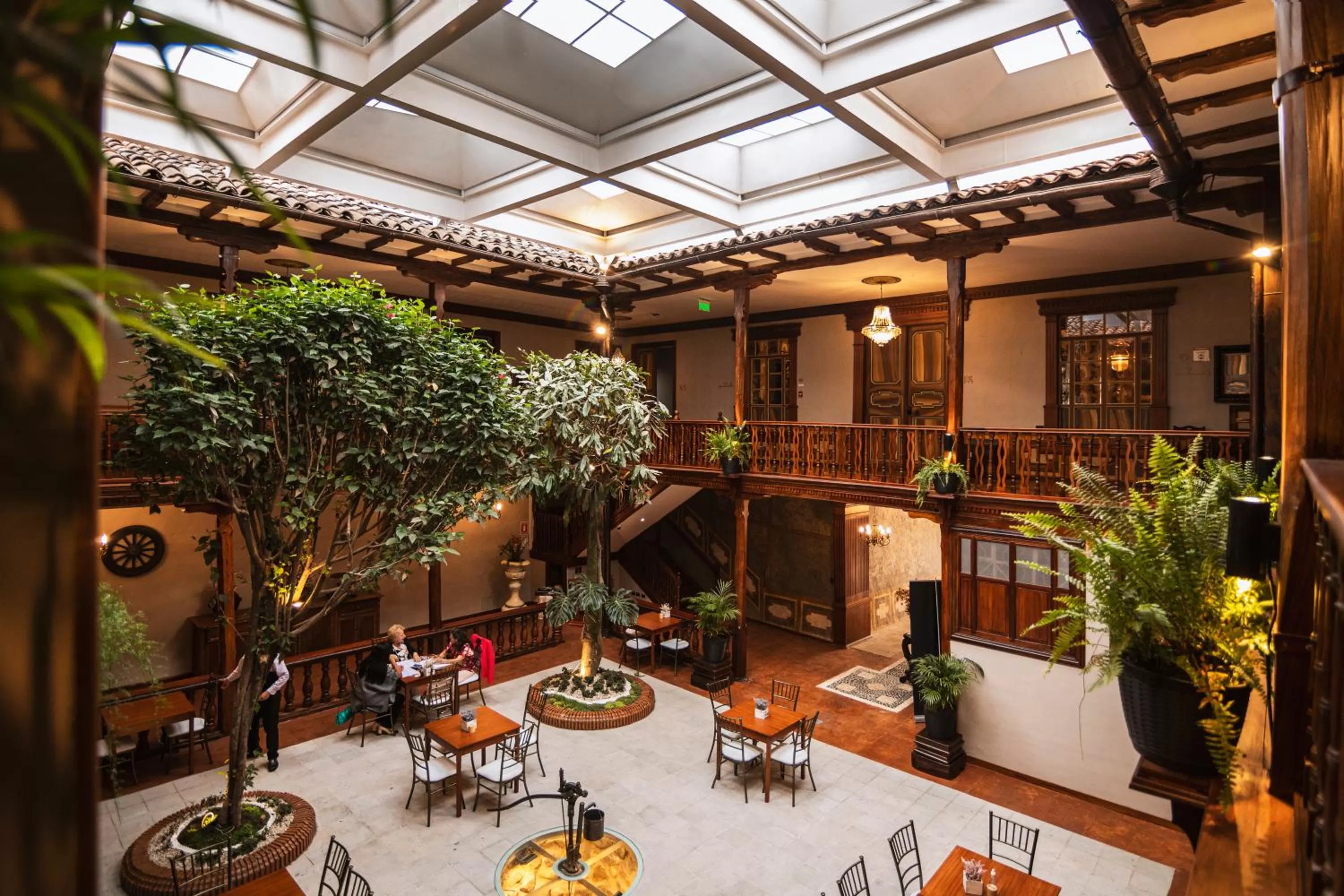 Patio in Casa Bolívar Hotel Museo