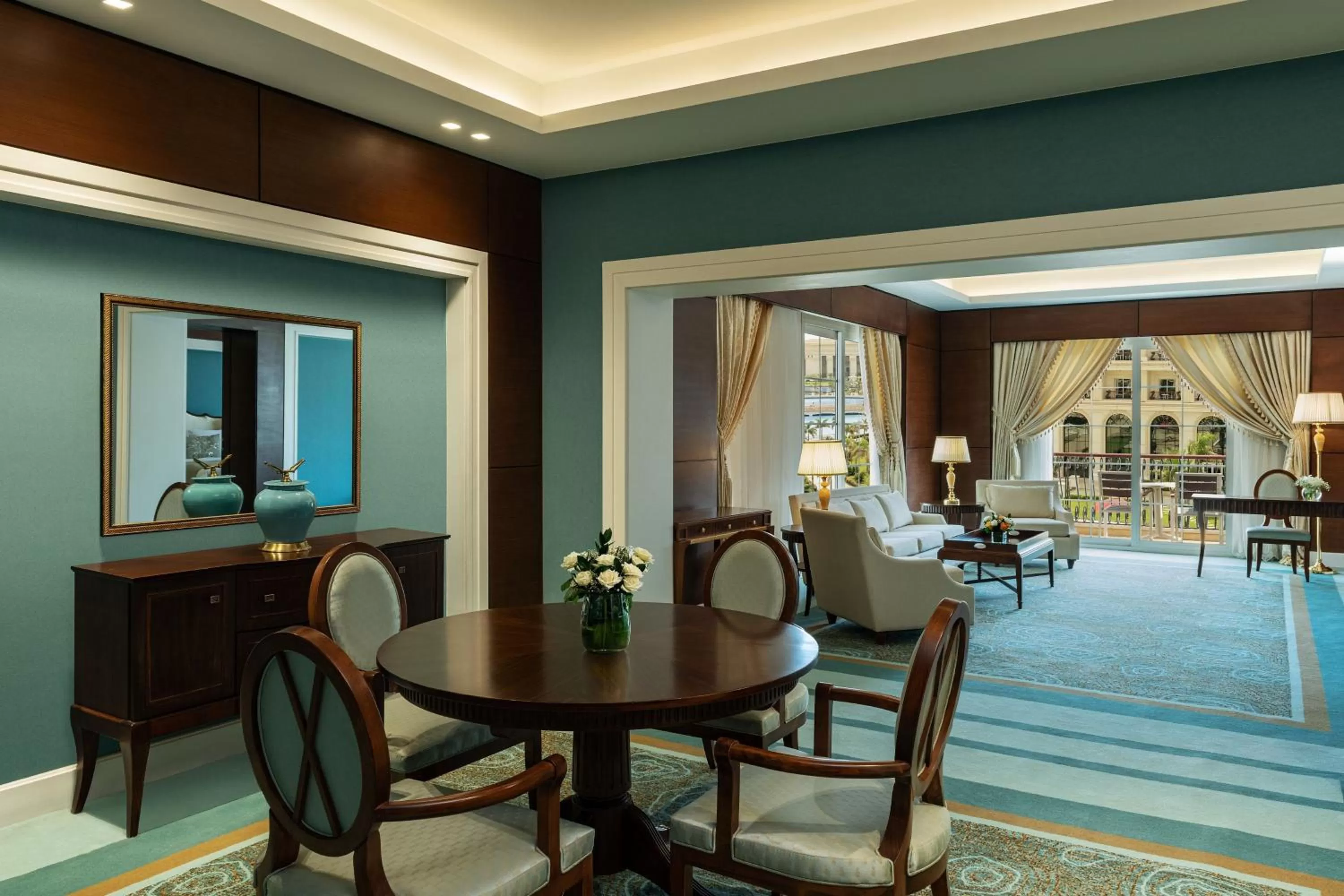 Living room in The St. Regis New Capital Cairo