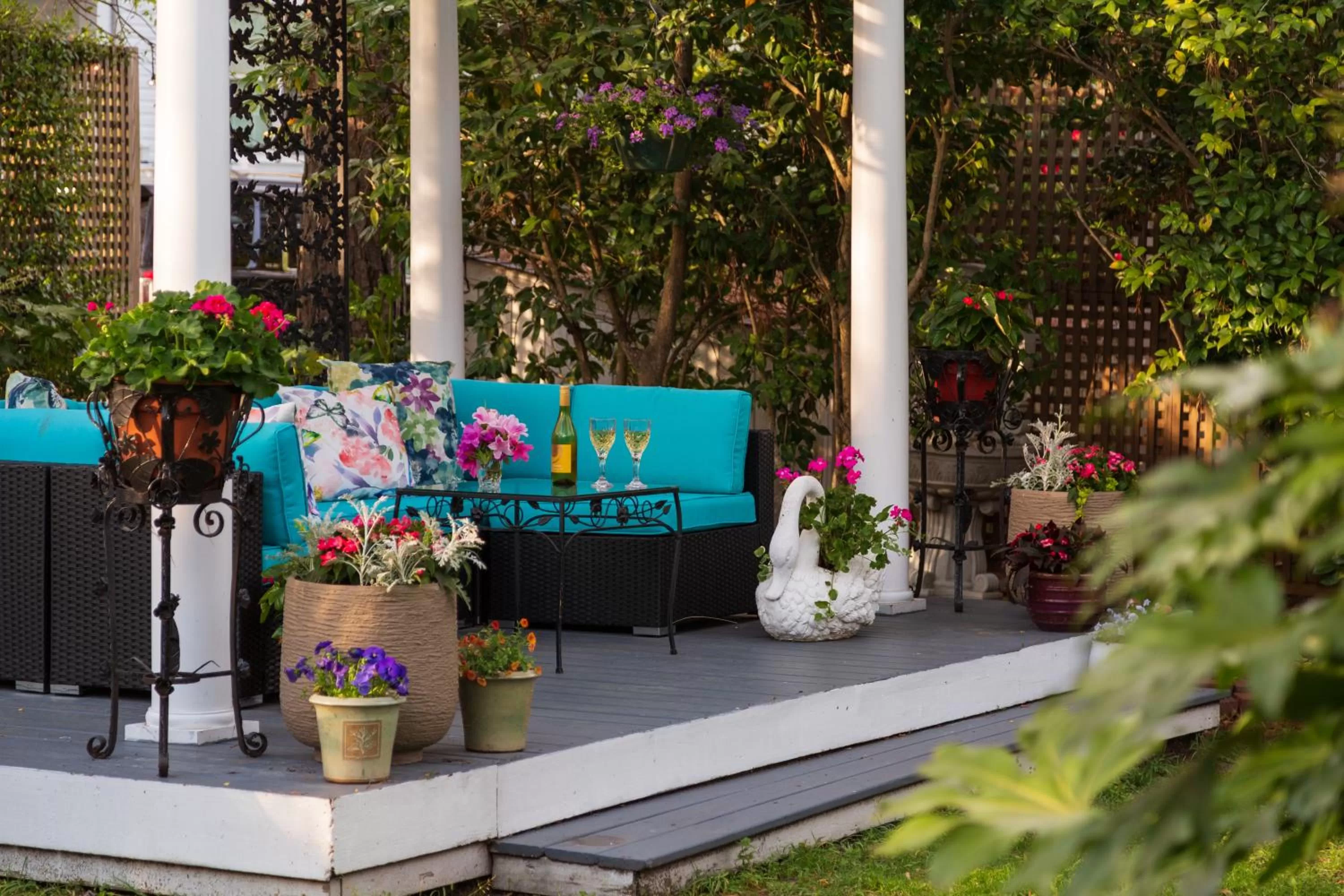 sunbed in White Doe Inn Bed & Breakfast