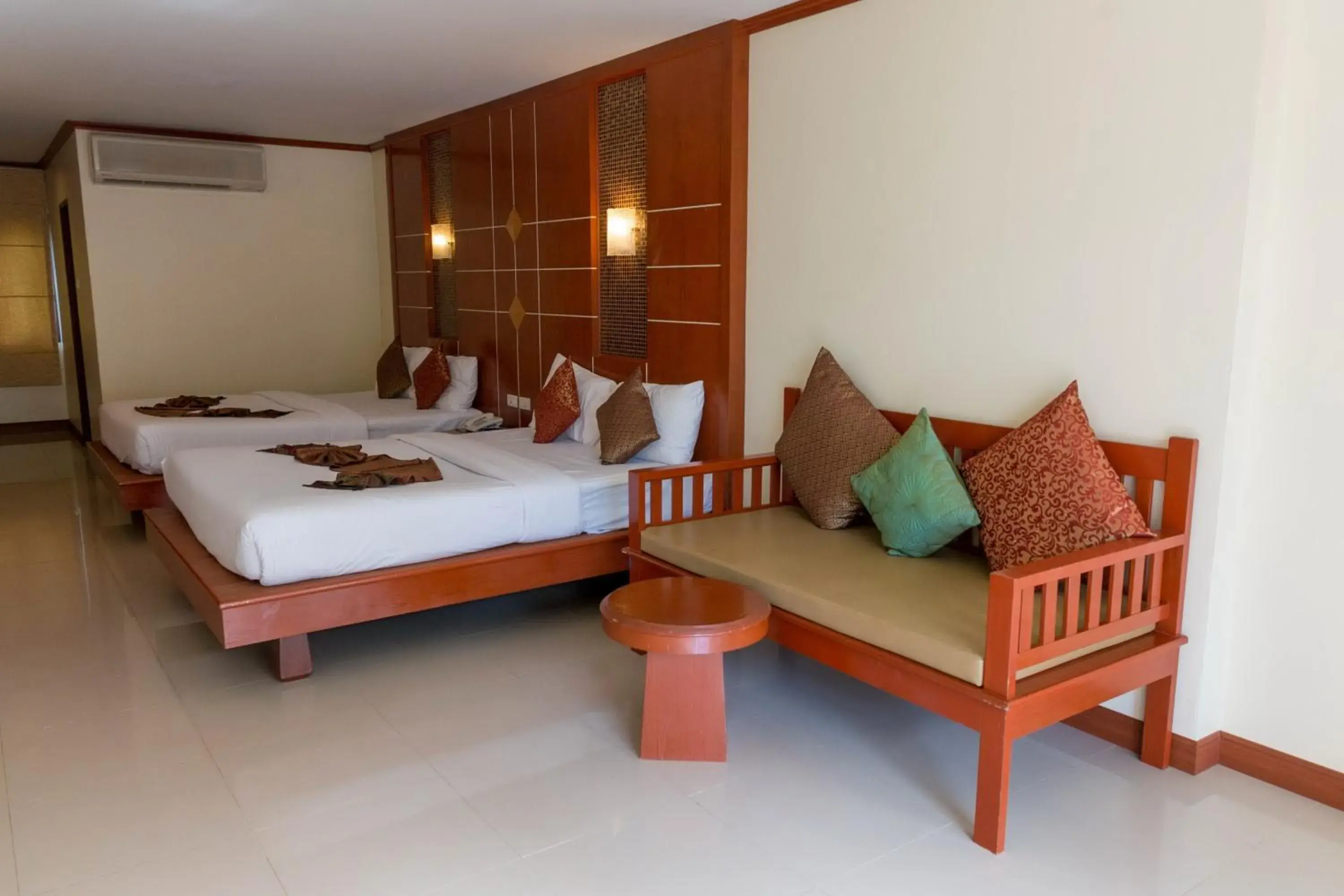 Bed in Lanta Casuarina Beach Resort - SHA Plus