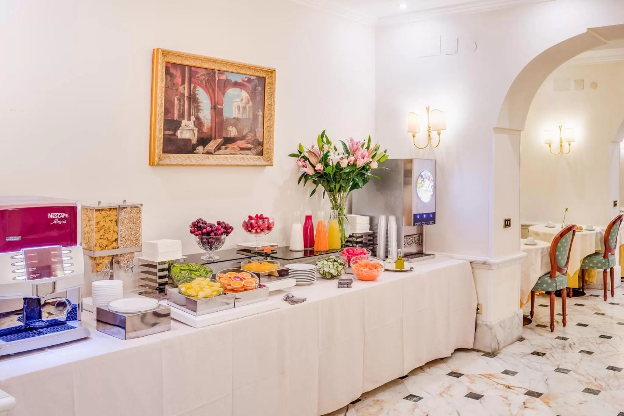 Buffet breakfast in Raeli Hotel Archimede