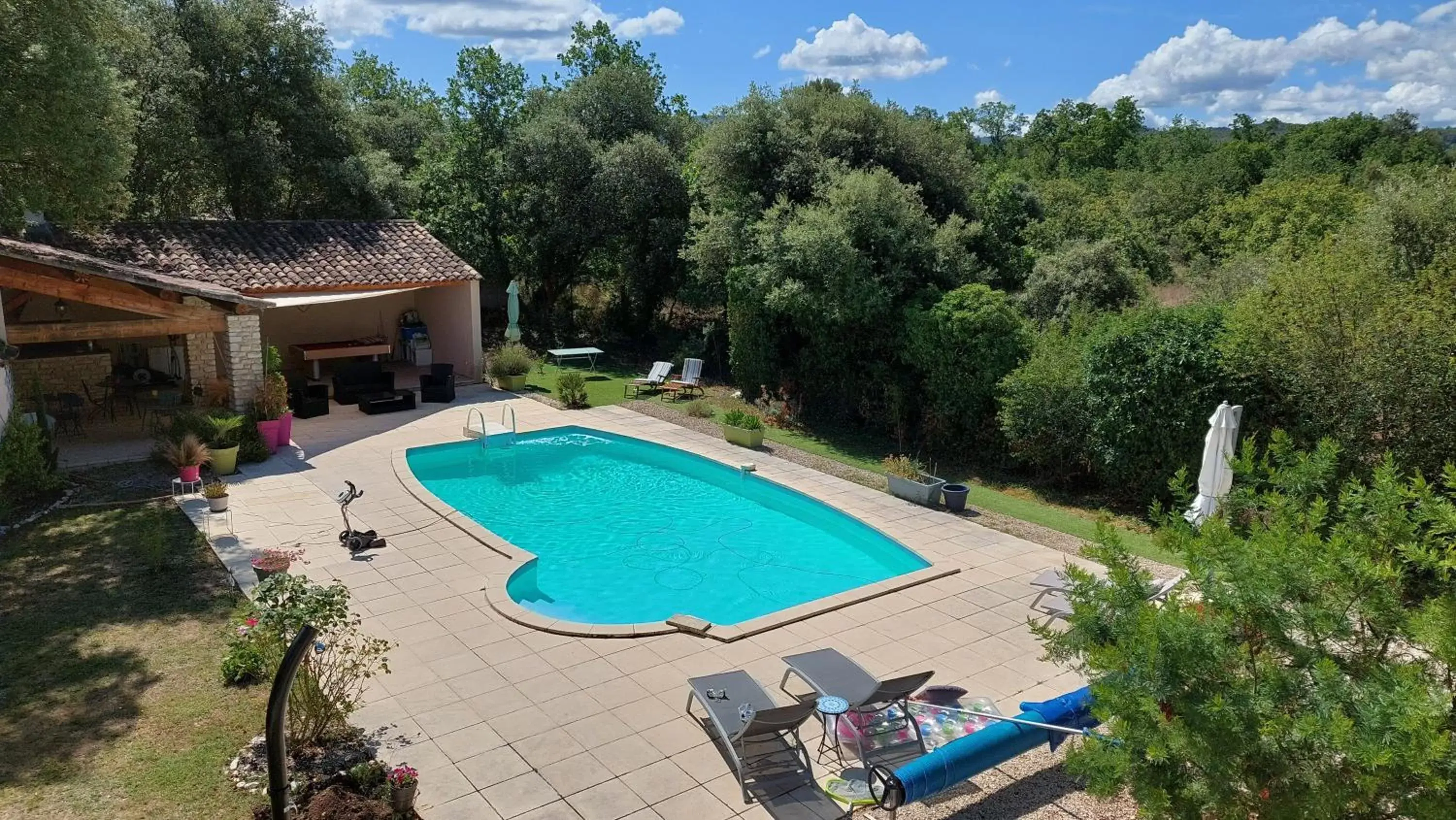 Swimming pool, Pool View in Maison d'Hôtes & Spa La Chêneraie-Provence Ventoux
